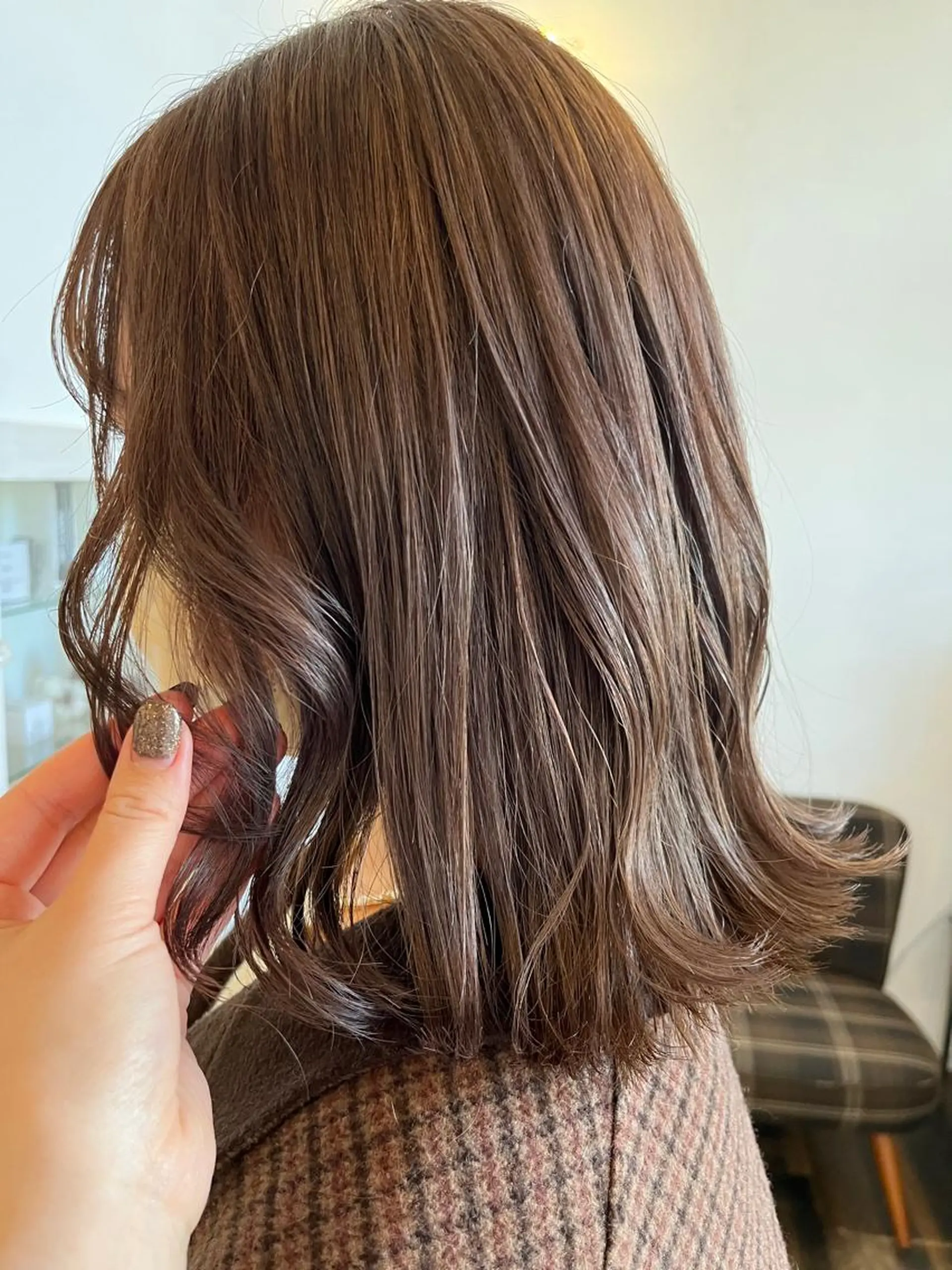 ミディアム カラー ブリーチ 透明感カラー 伊藤ゆかり/髪質改善 /透明感カラーのヘアスタイル