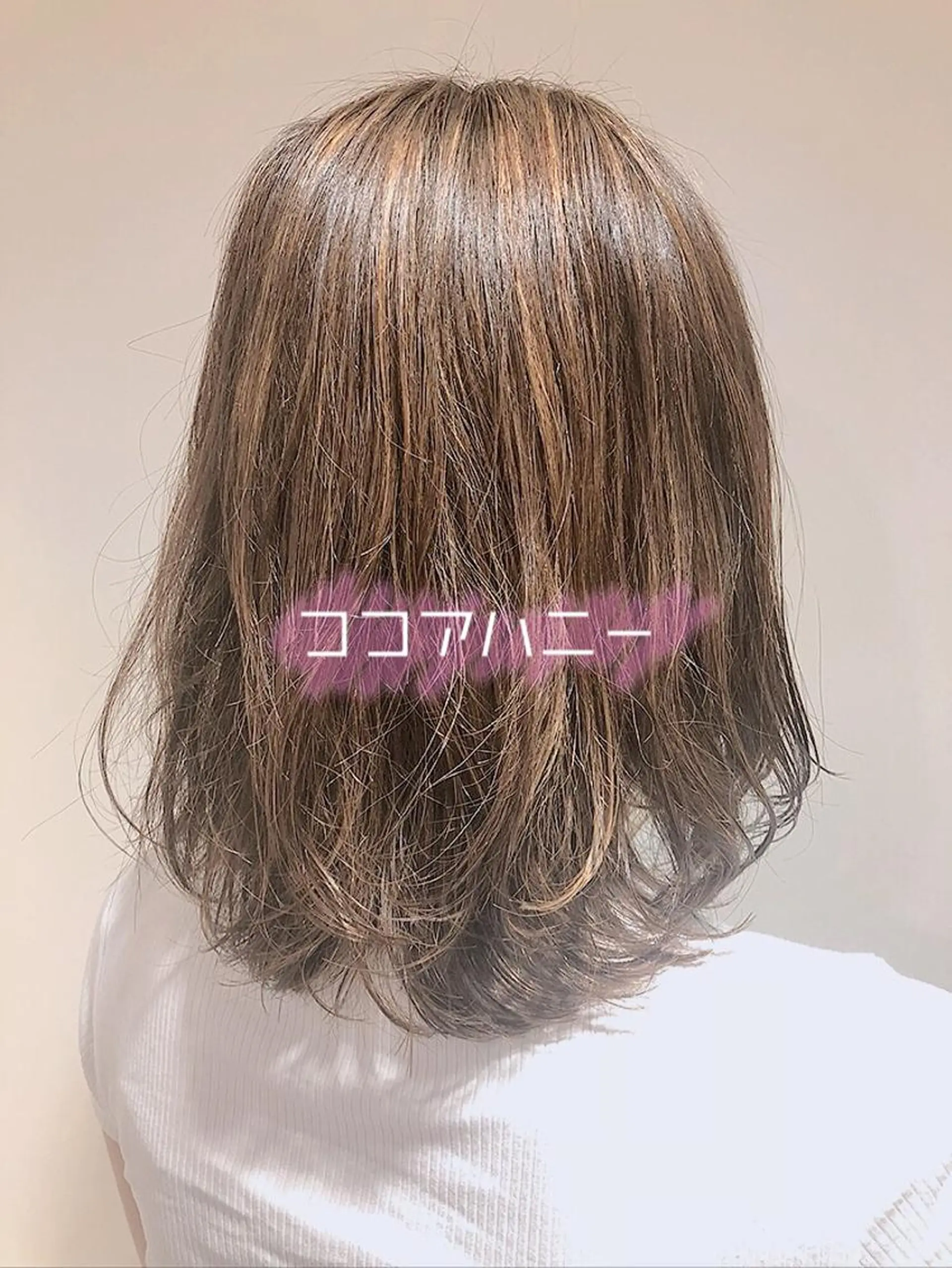 ミディアム カラー パーマ/ハイライト 💙鶴岡 愛💙のヘアスタイル