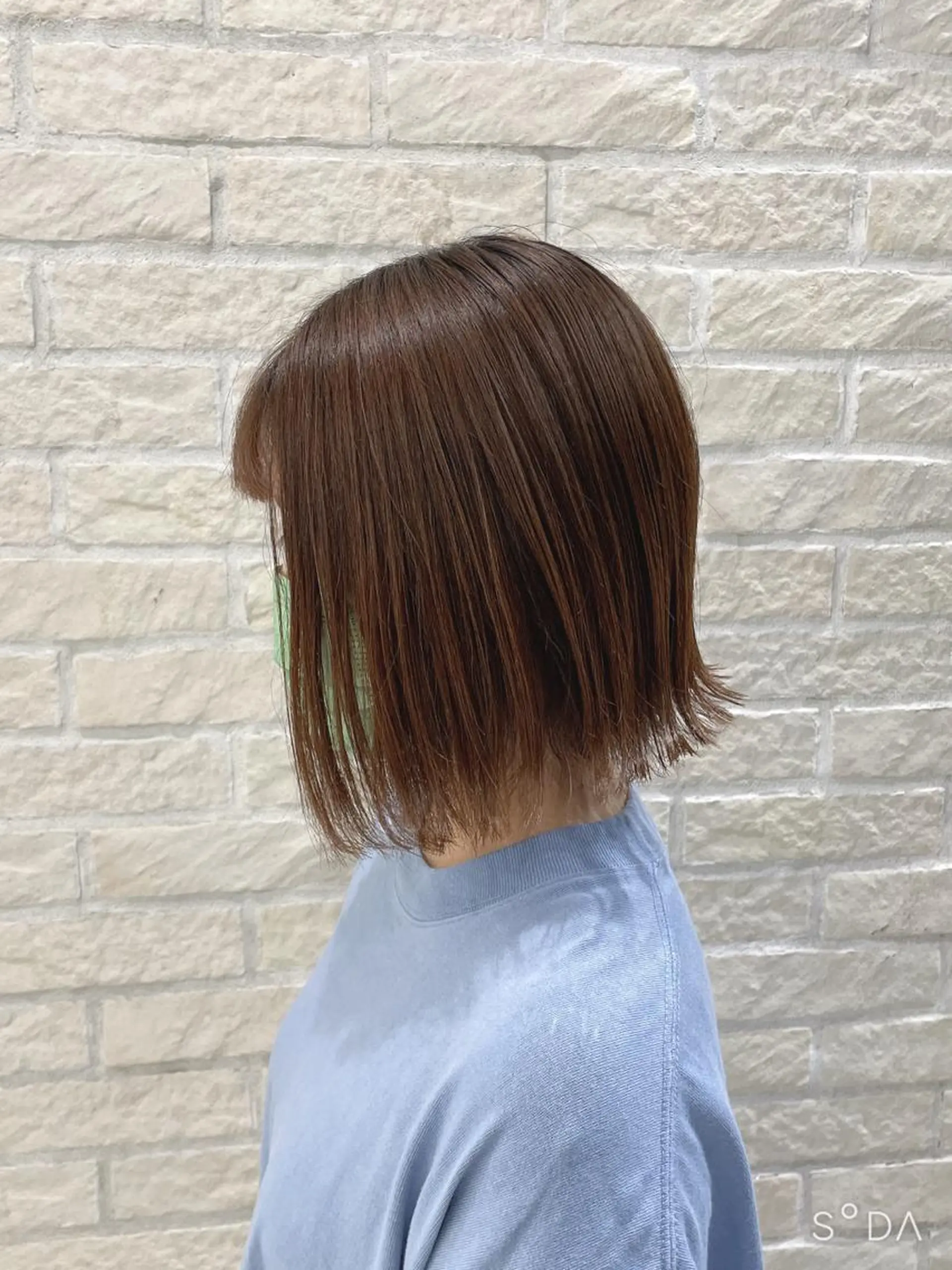 ミディアム 🪞髪質改善カラー× レイヤー河村真聖🪞のヘアスタイル