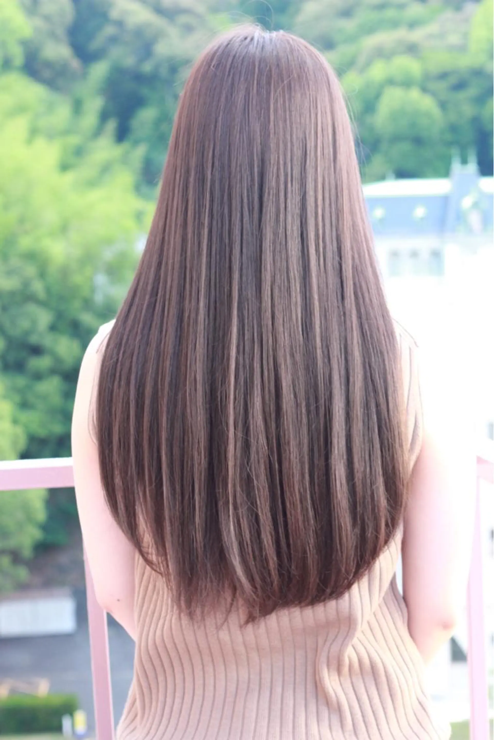 ロング カラー 髪質改善 トリートメント ヘアカラー トリートメント Viage （ビアージュ）のヘアスタイル