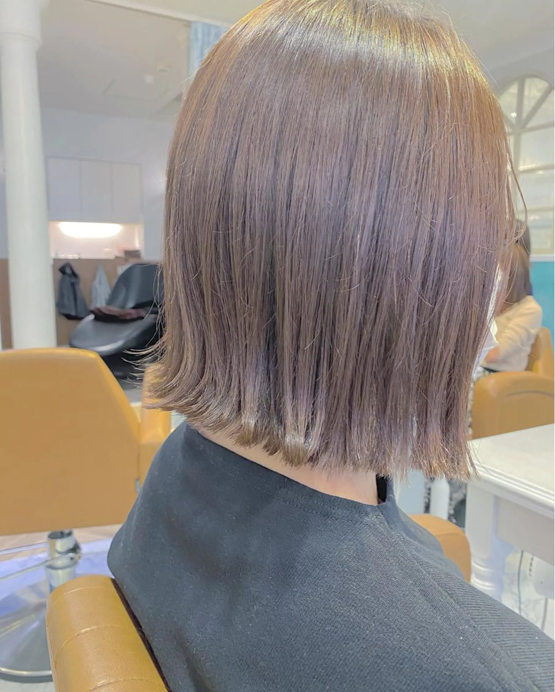 ショート カラー ボブ ♥️ボブ韓国風ヘア ♥️久保田夢美のヘアスタイル