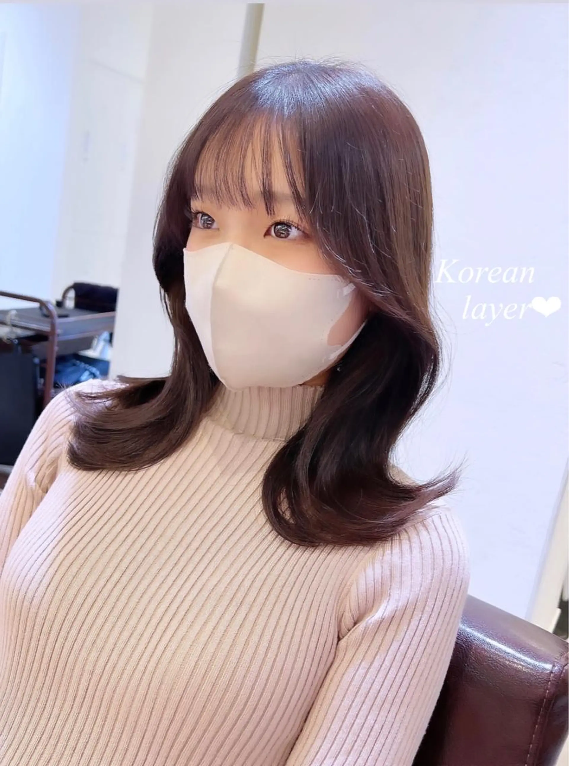 セミロング カラー カット ヘアカラー 韓国ヘア×髪質改善 /yoshikaのヘアスタイル