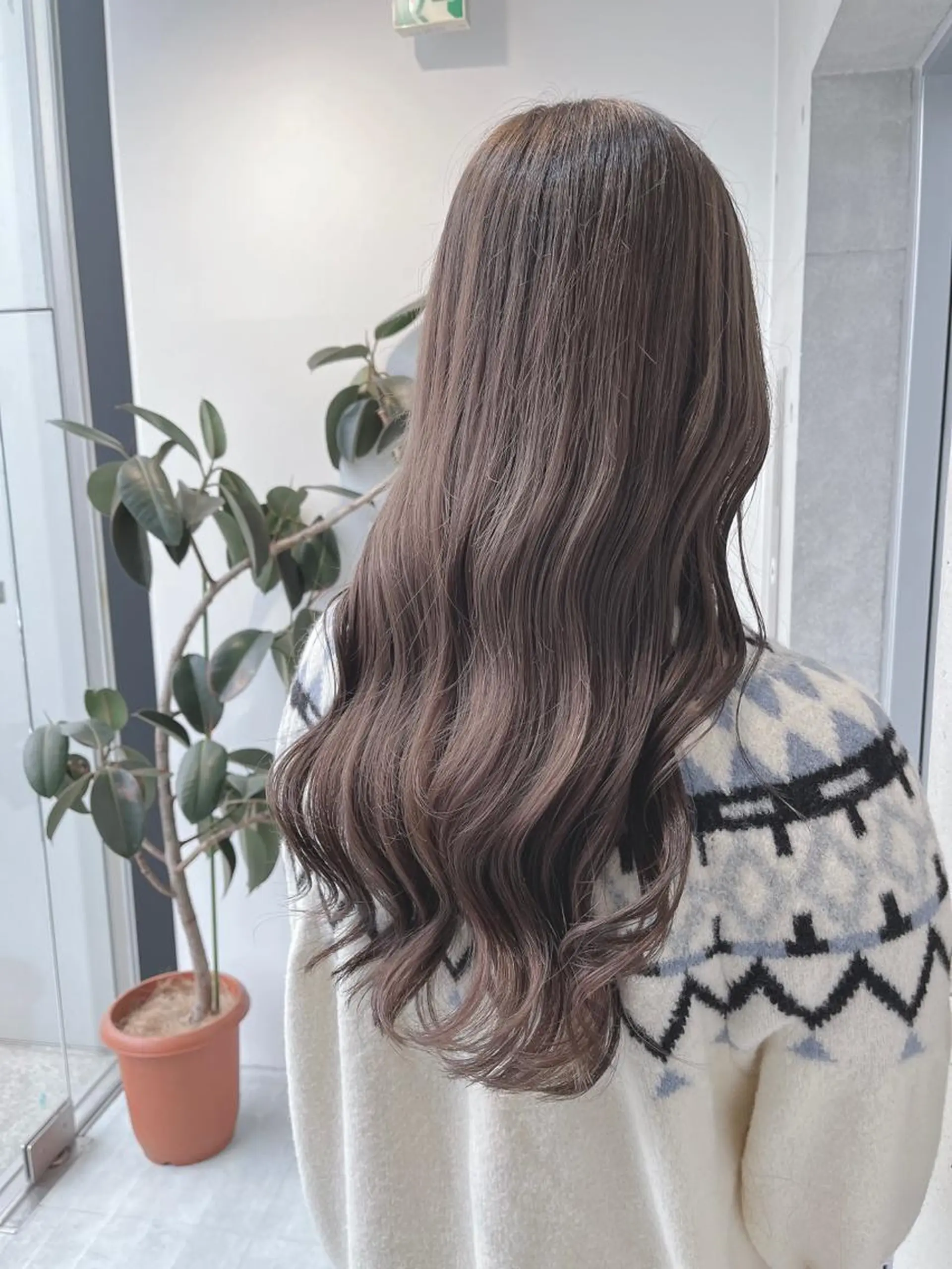 ロング カット ヘアカラー トリートメント 🌫️大人韓国ヘア 🌫️naoyaのヘアスタイル