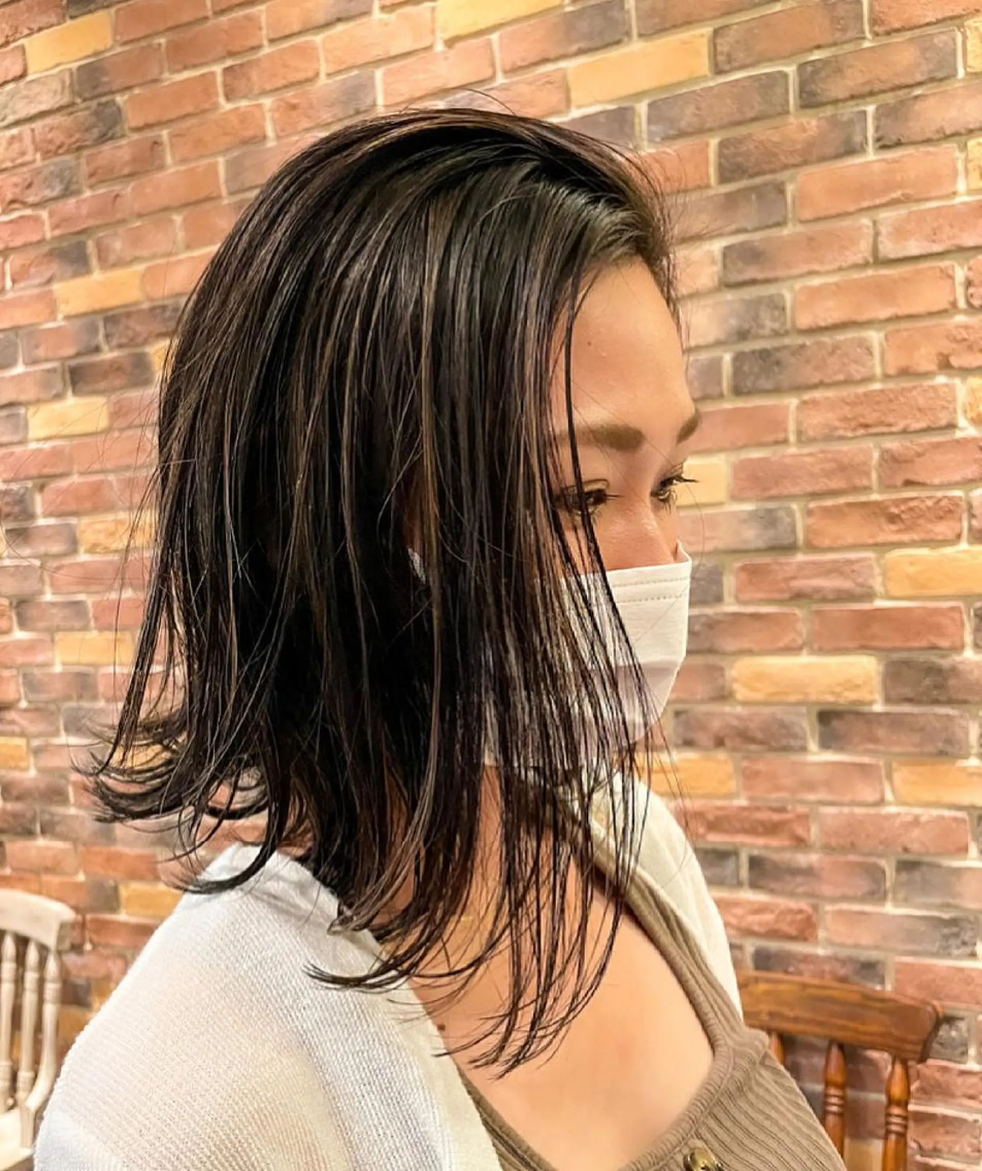 ショート カラー ハイライトカラー ハイライト アイジマヒロ vagueのヘアスタイル