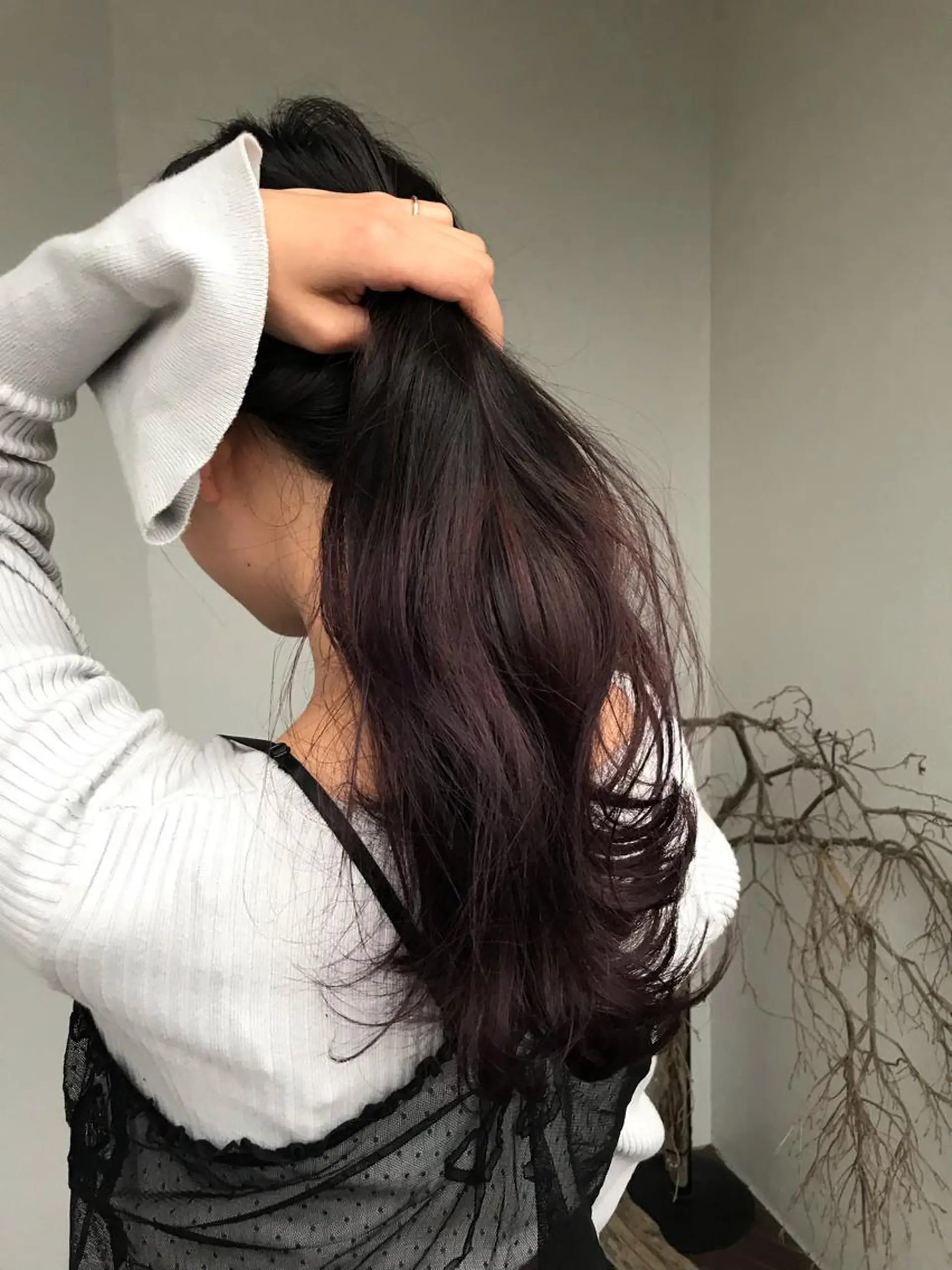 ロング 大嶋 宏隆のヘアスタイル