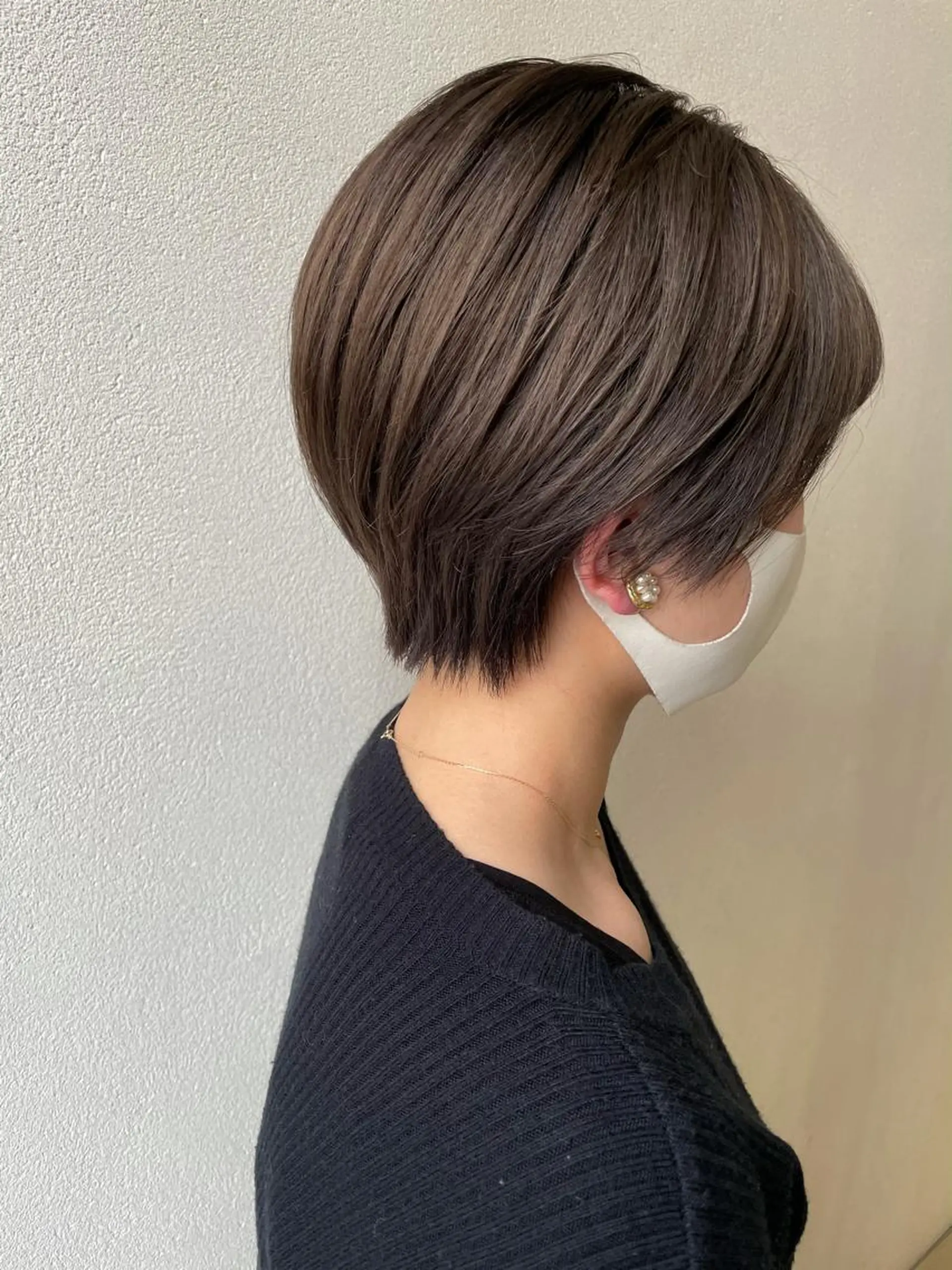 ショート 丸みショート 顔周りカット ショートヘア 沢田 瞳のヘアスタイル