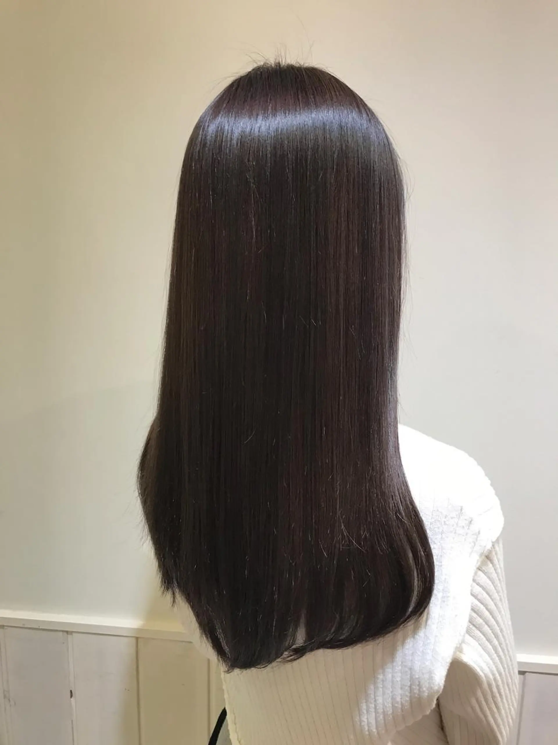 ロング 髪質改善 トリートメント カット 縮毛矯正 清水　ちひろ ✄トップスタイリストのヘアスタイル