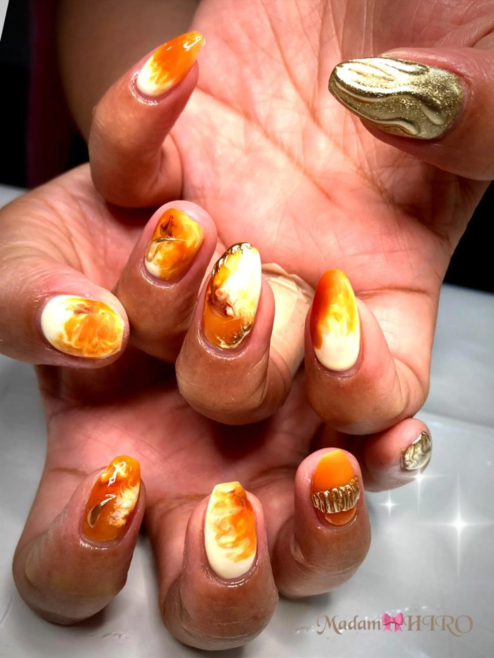 ネイル ニュアンスネイル Lianネイル 寛子Lianのネイルデザイン
