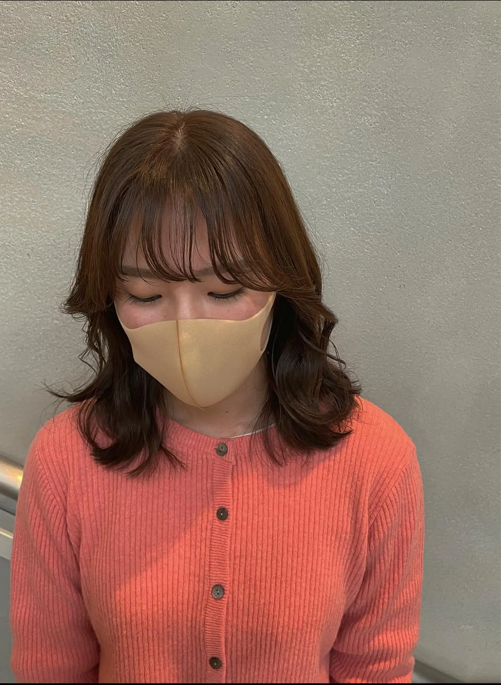 ミディアム カラー ベージュカラー ブリーチ ブリーチなしカラー 沖縄/ヘアアレンジ /ナカノのヘアスタイル