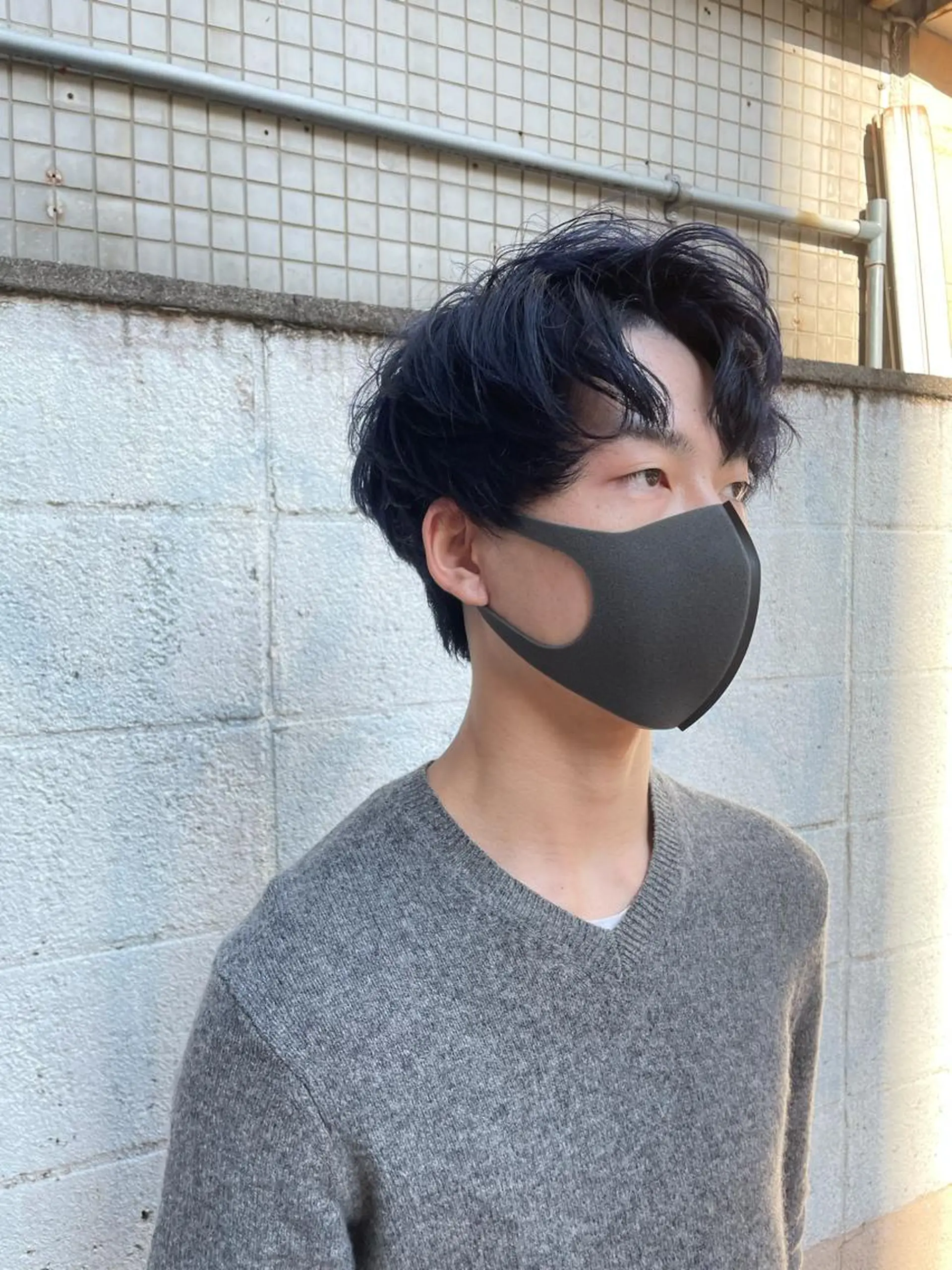 ミディアム 渋谷 ミモザワークス タニグチヨシユキのヘアスタイル