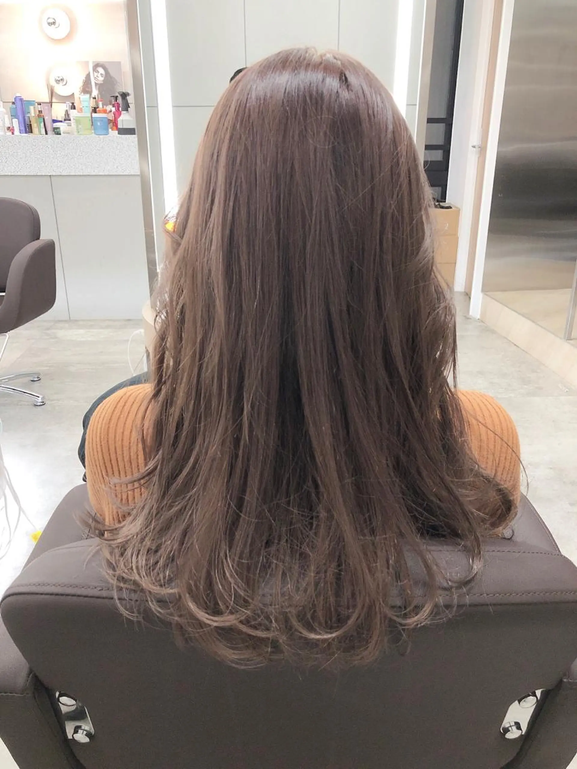 ロング カット ヘアカラー トリートメント 【愛され小顔カット】 YOSHIKIヘアのヘアスタイル