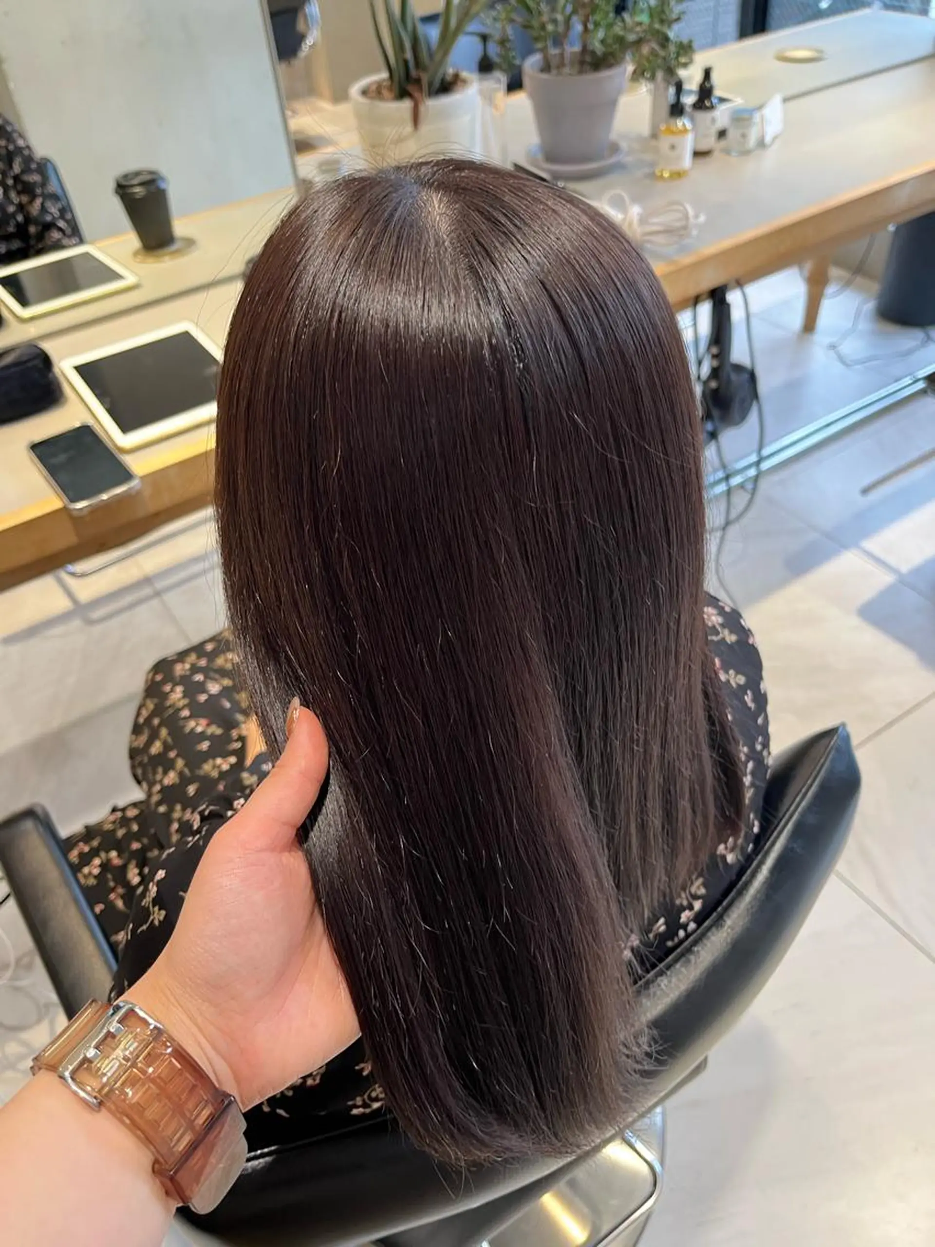 ミディアム カラー カット ヘアカラー トリートメント ヘアセット 🍊暖色カラー🍊 sakuraのヘアスタイル