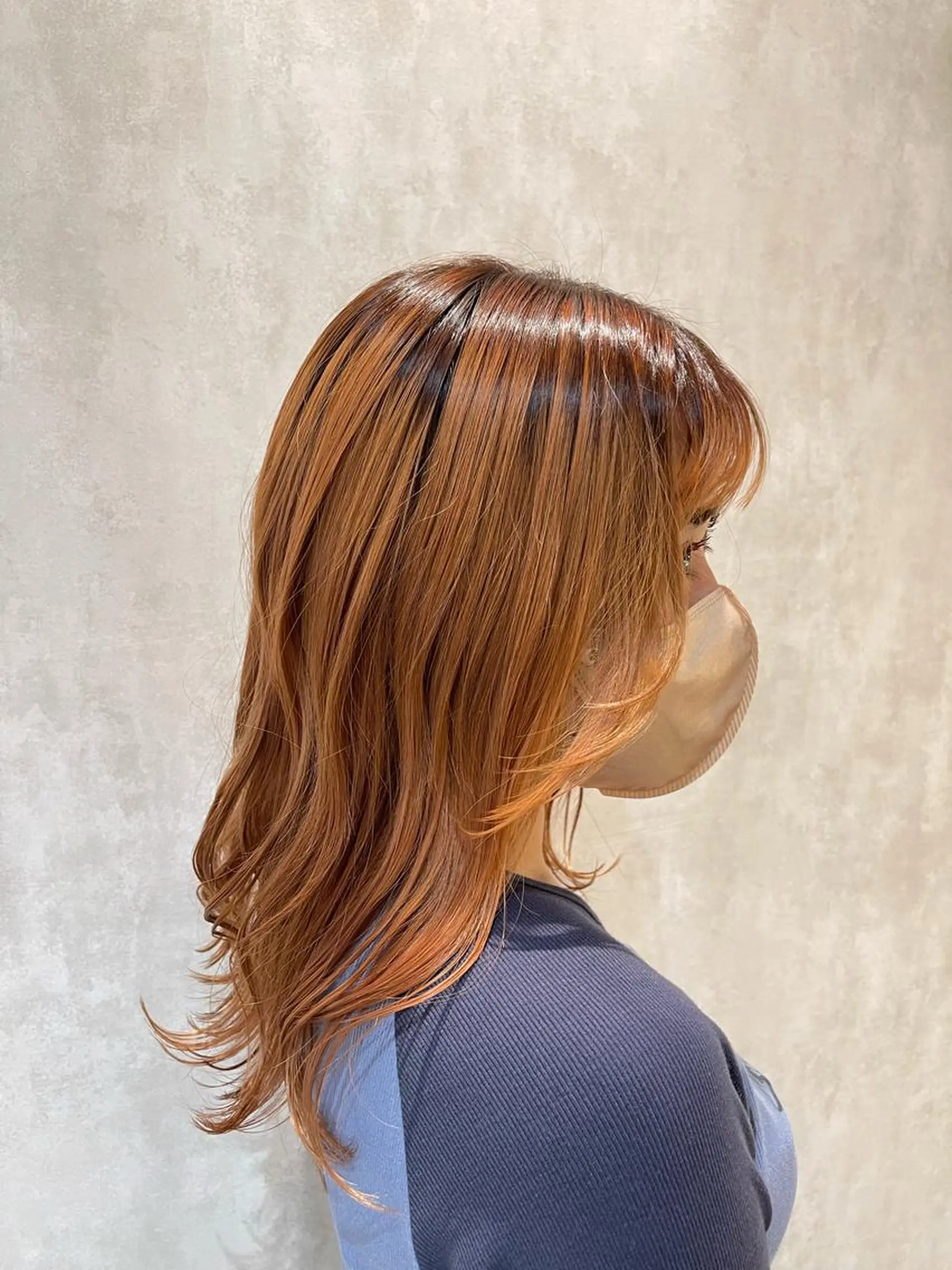 セミロング カラー カット ヘアカラー fizelleあべのルシアス所属・fizelle阿倍野 ゆーしんのヘアスタイル