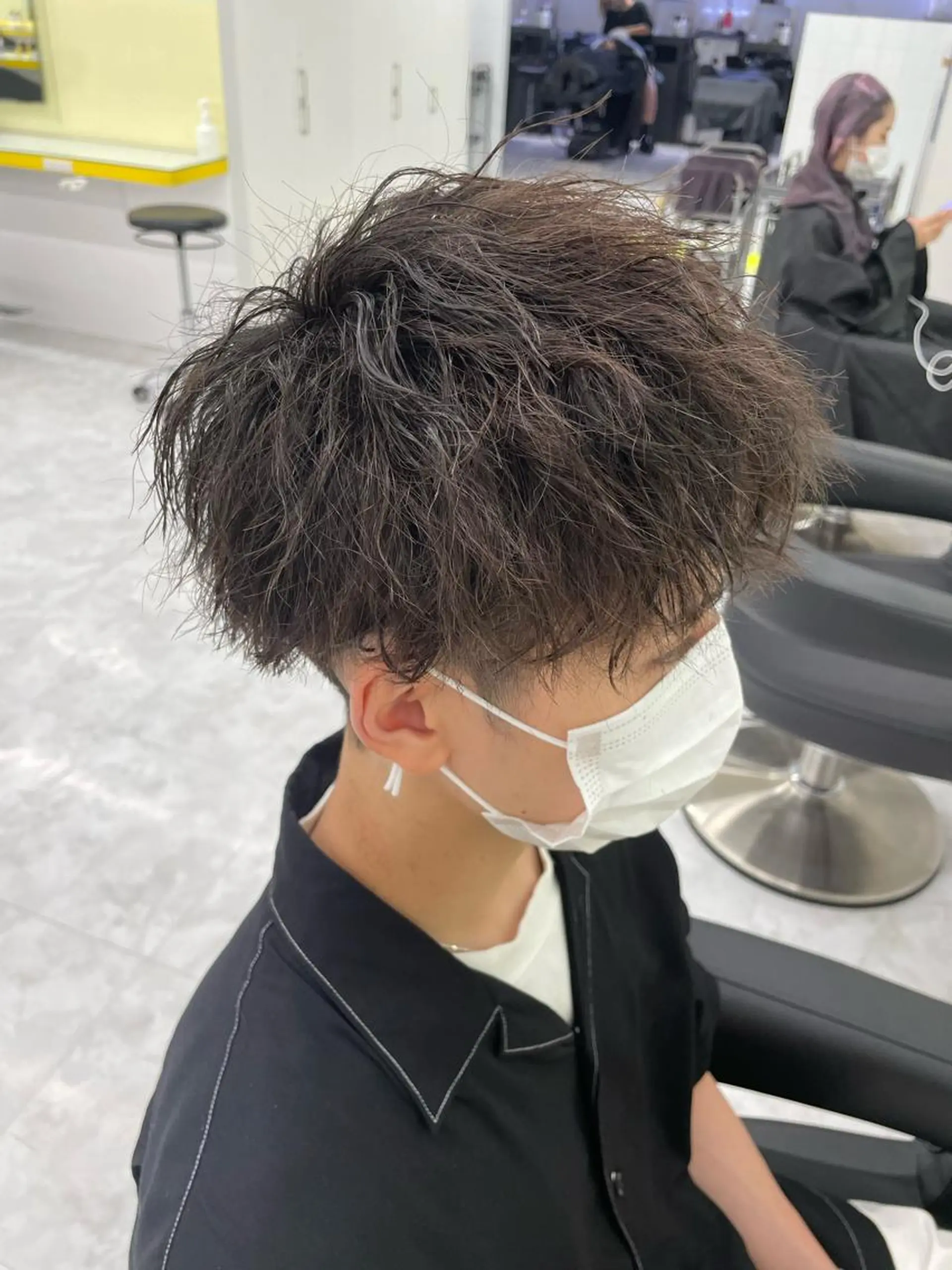 メンズ カット 横浜メンズパーマ🔥 大野賢人のヘアスタイル