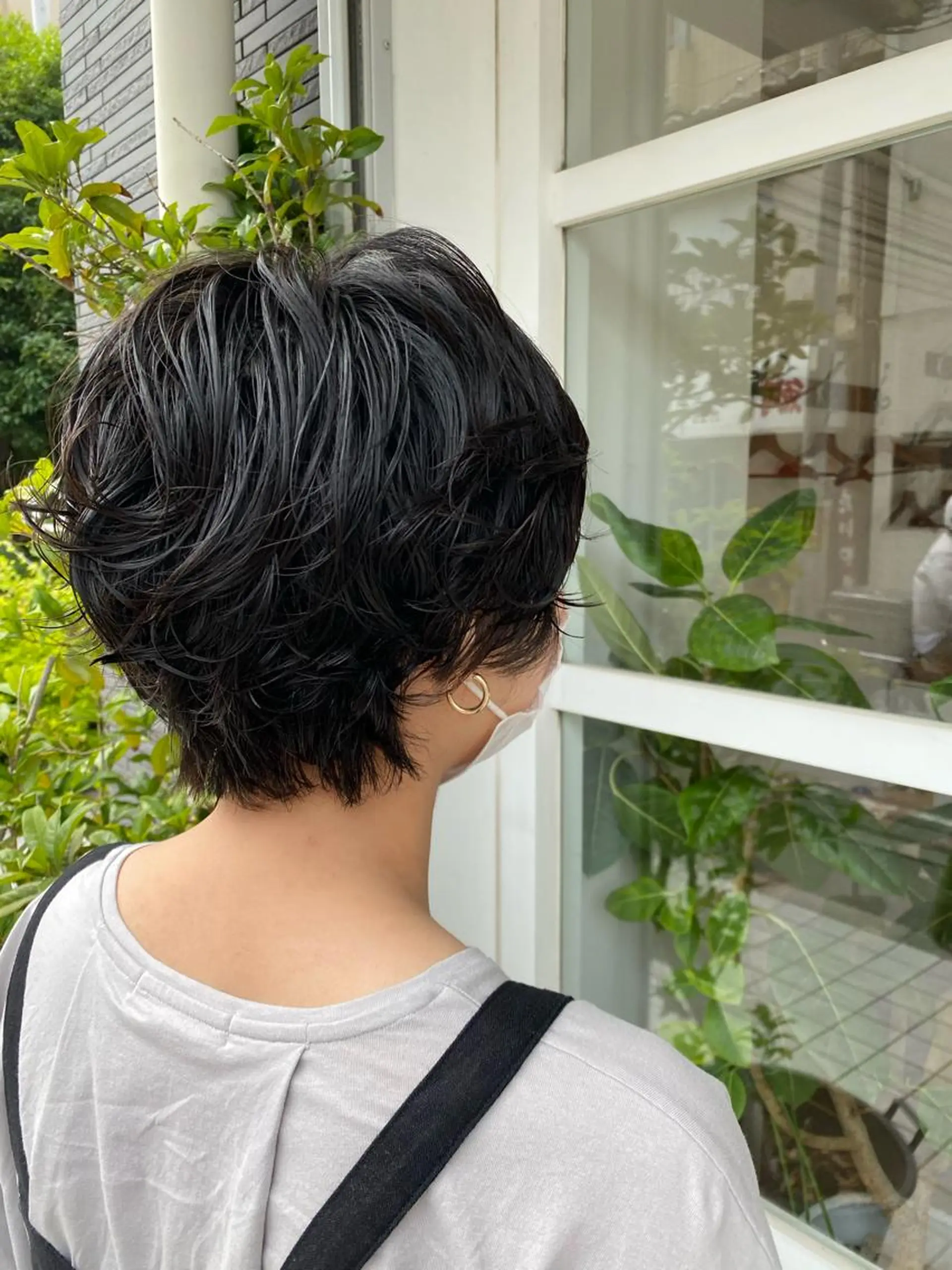 ショート カット ヘアカラー トリートメント わかばやし ゆうこのヘアスタイル