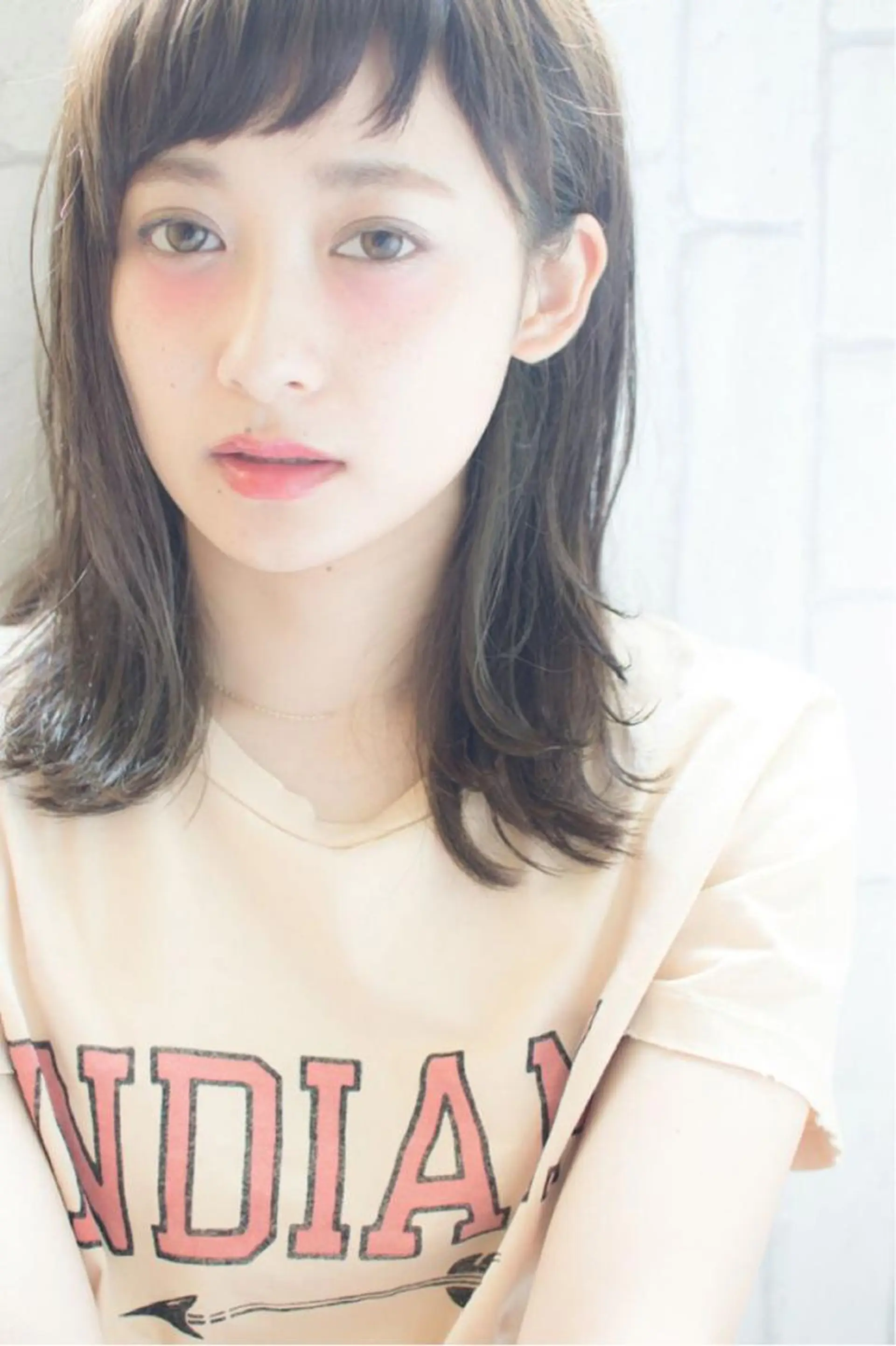 ミディアム カラー 【公式】amble luxe池袋東口💛のヘアスタイル