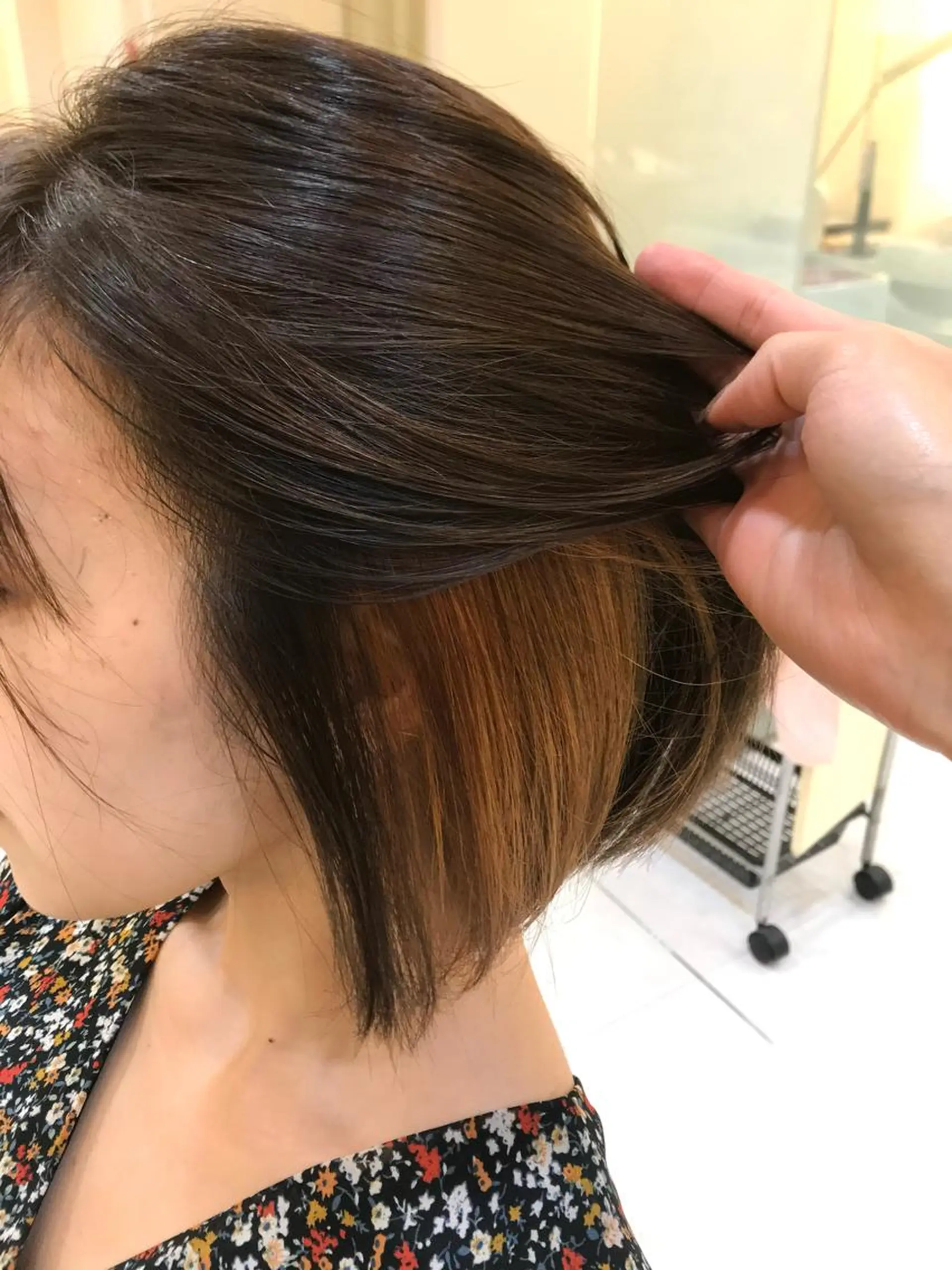 カラー イヤリングカラー 後藤 瑞季のヘアスタイル