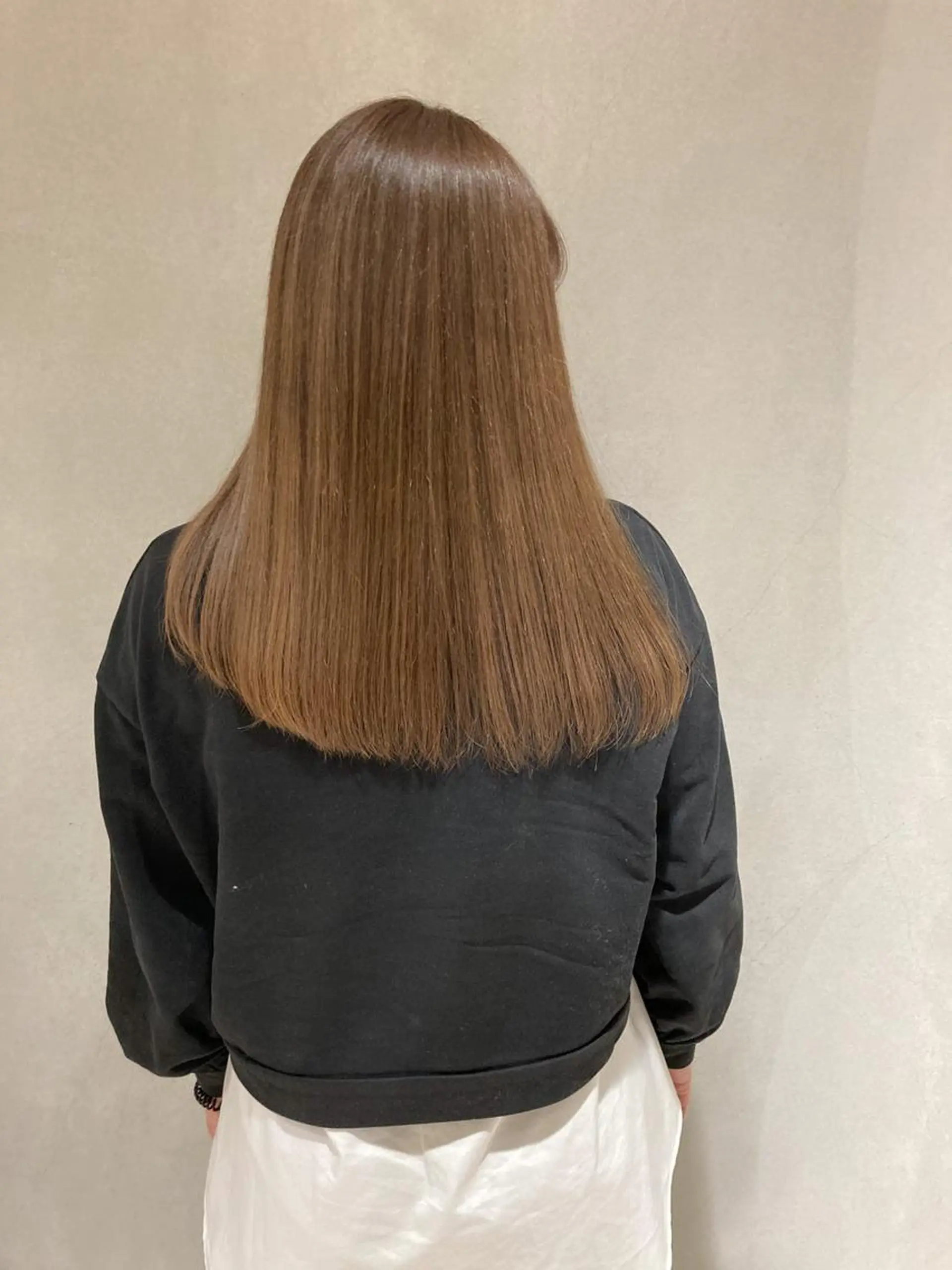 ロング カラー ベージュカラー カット ヘアカラー 縮毛矯正 トリートメント ボブ/透明感カラー /坂口恵梨子のヘアスタイル