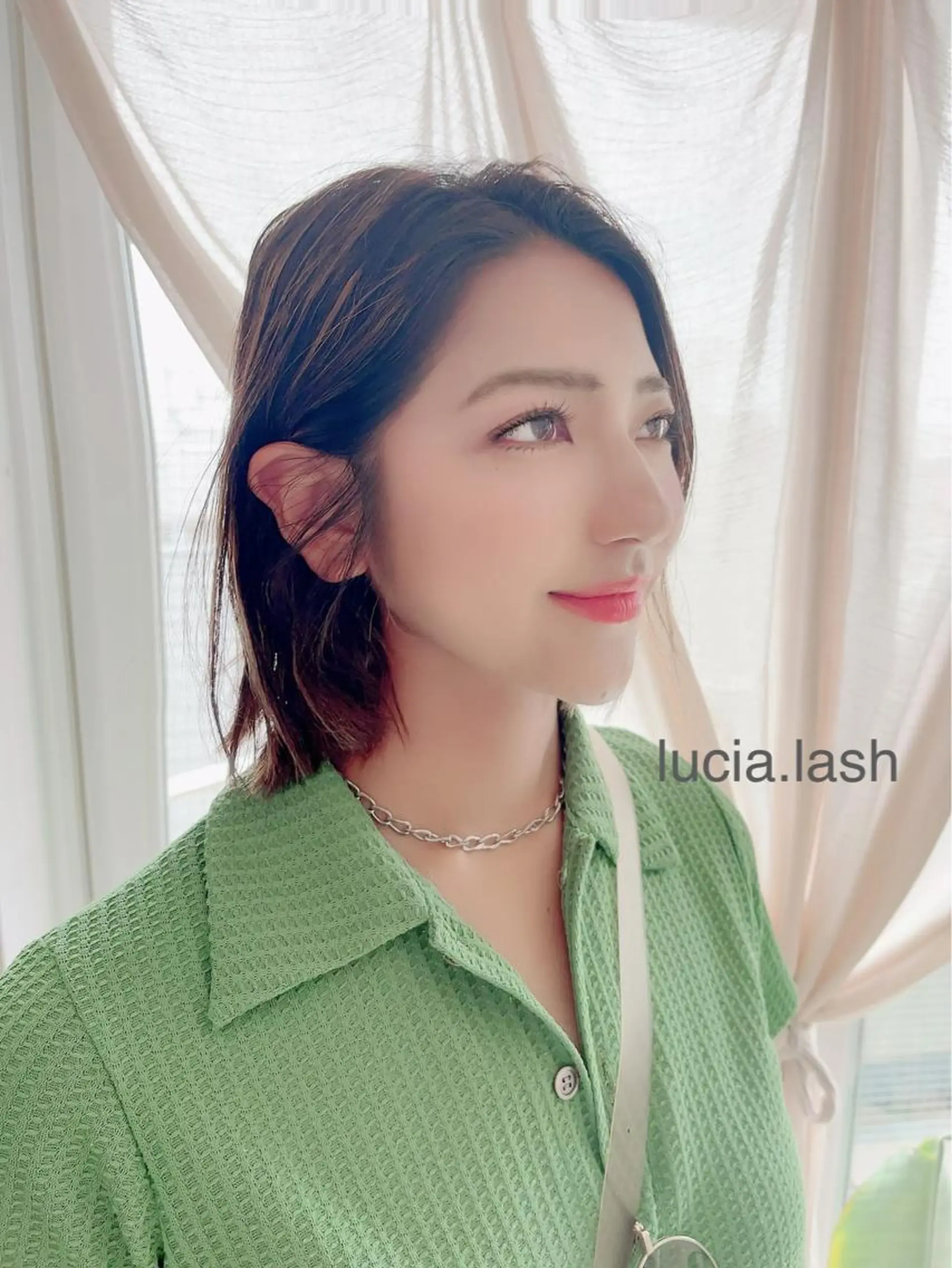 マツエク・マツパ フラットラッシュ ナチュラル マツエク Lucia 小川のマツエク・マツパデザイン