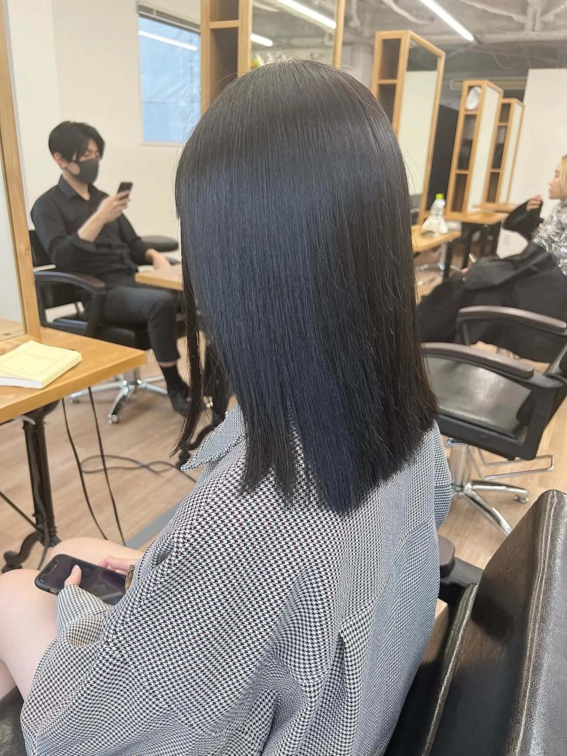 セミロング アッシュ ミルクティーブラウン ピンクブラウン ハイライト 髪質改善 ユウハウス BIJOU所属・ユウハウス/ ryousukeのヘアスタイル