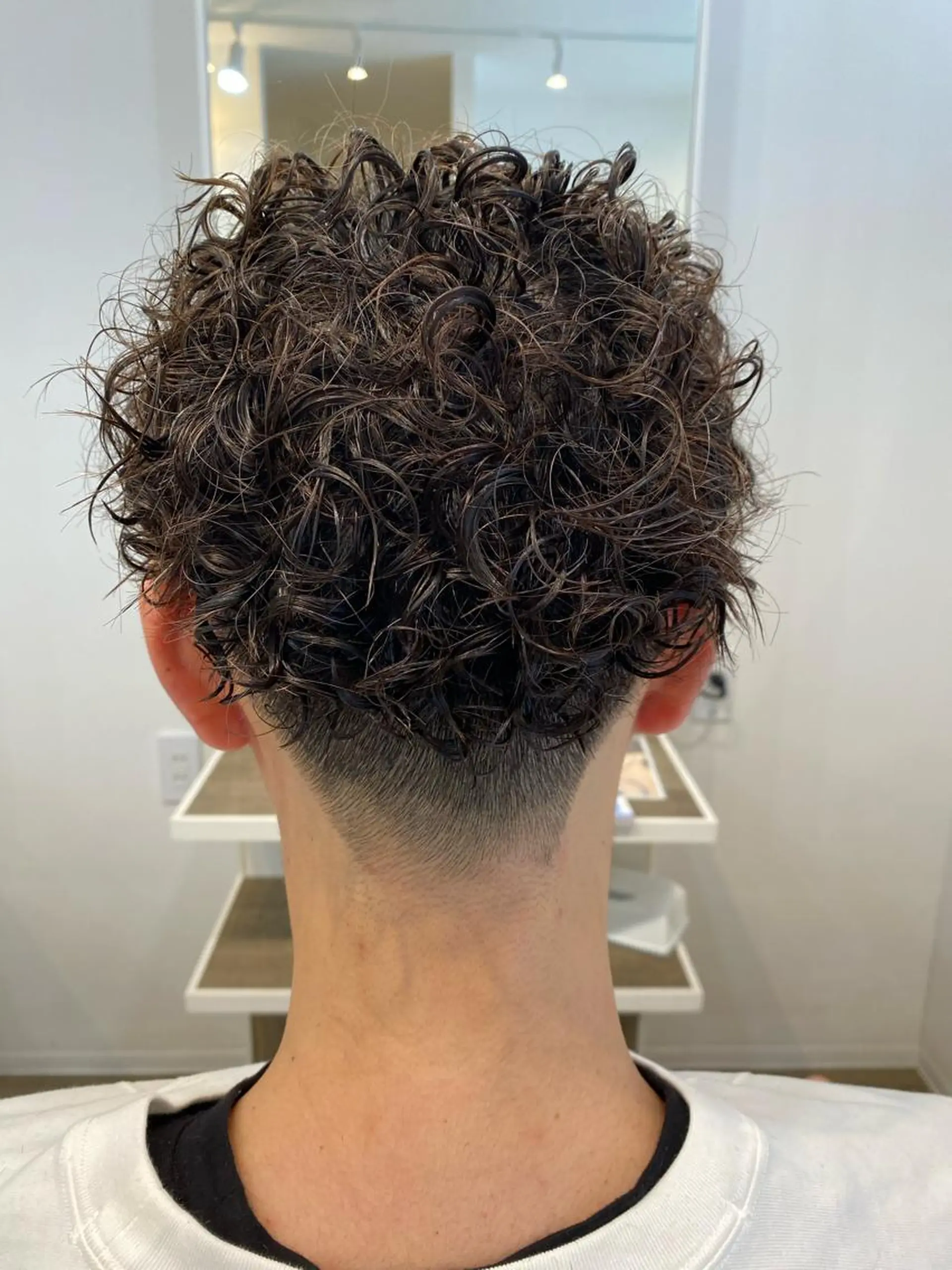 メンズ メンズパーマ プードルパーマ プードルパーマ 清水 有紗のヘアスタイル