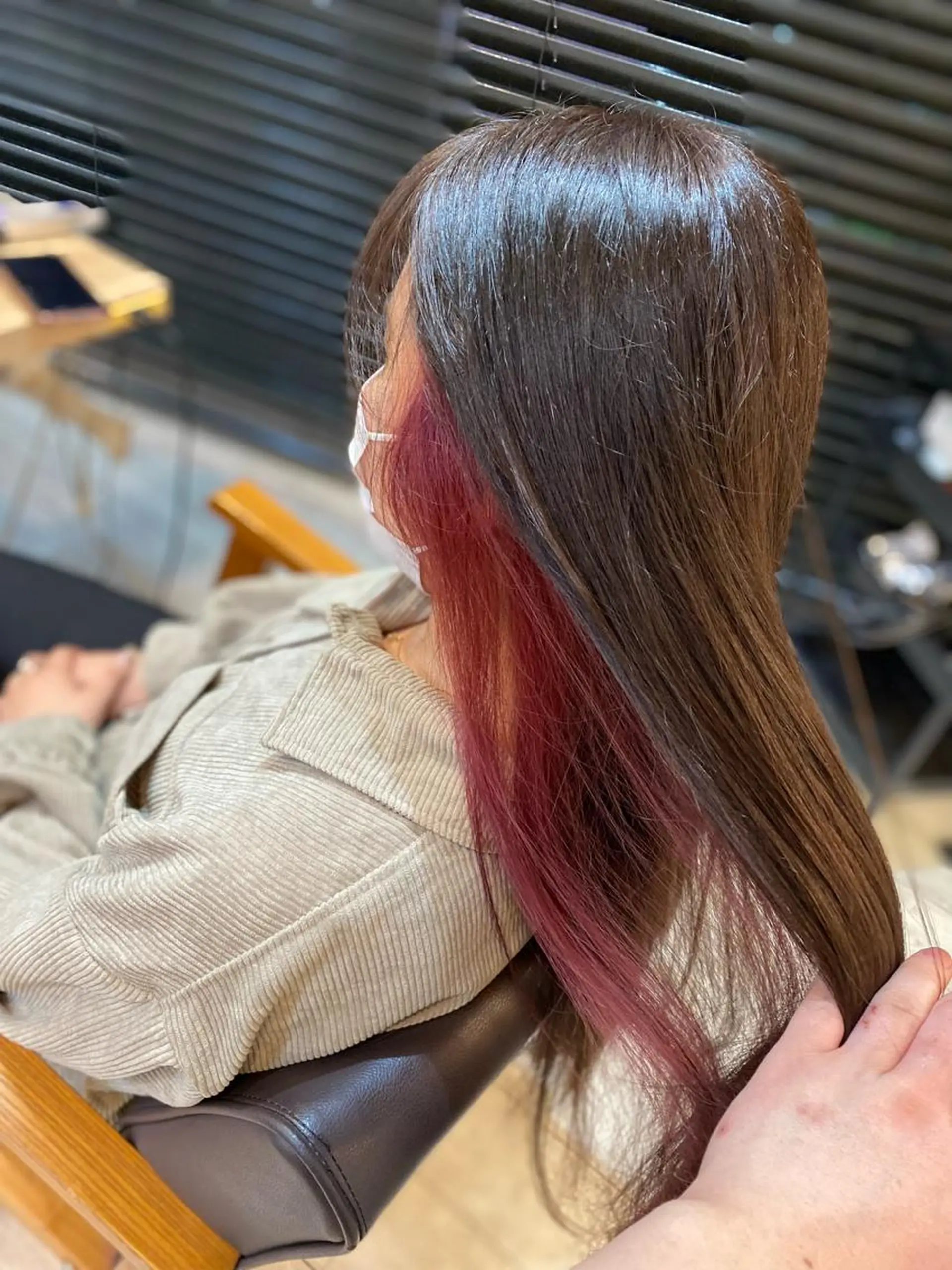 ロング カラー ヨシダ フミノリのヘアスタイル