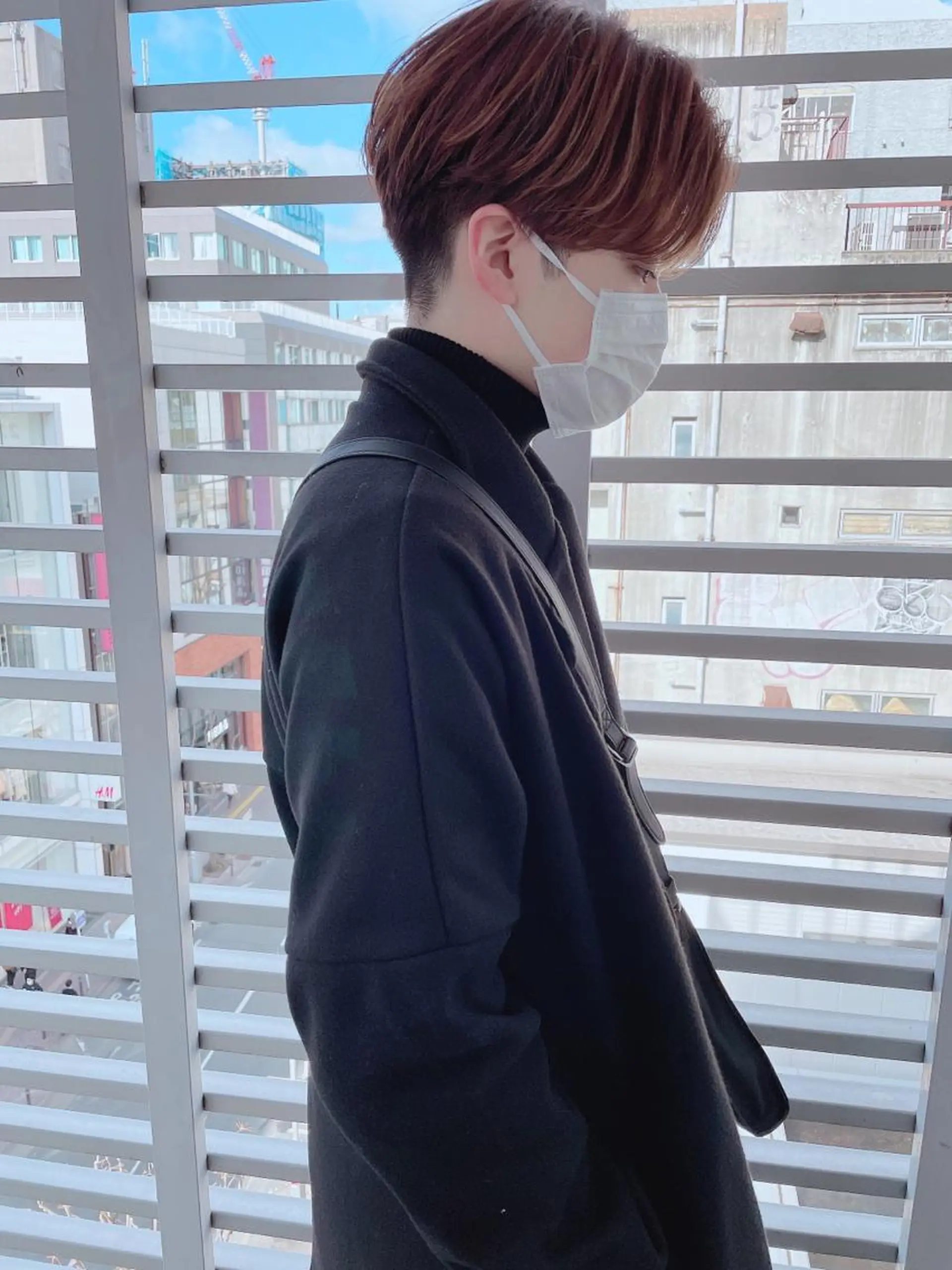 ショート カラー ヘアアレンジ メンズ カット ヘアカラー メンズZina代表 田端 麗治のヘアスタイル