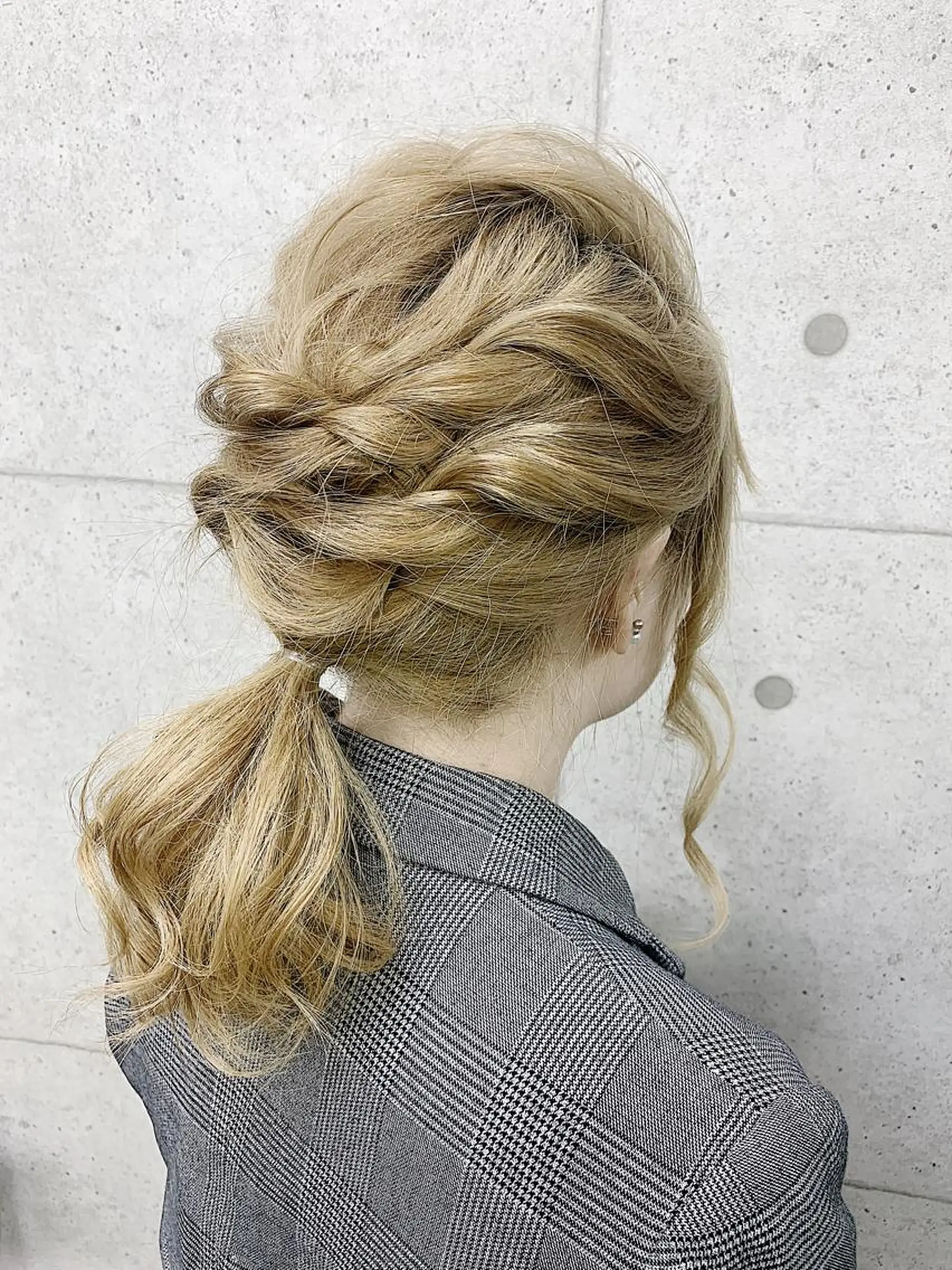 セミロング ヘアアレンジ デート Mululu所属・京都最安価エクステ muuka🦋のヘアスタイル