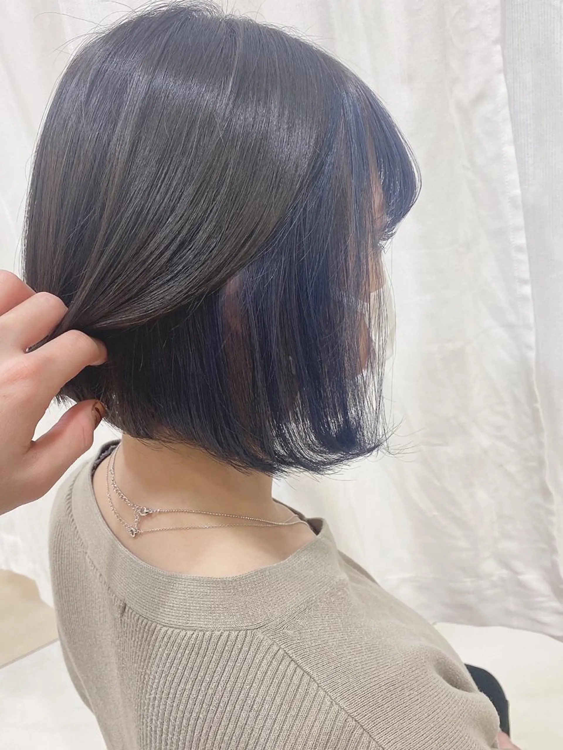 ショート カラー パーマ ヘアアレンジ ブルーカラー ヘアカラー F-card上通店所属・kodai🔥 認定エクステ講師🔥のヘアスタイル