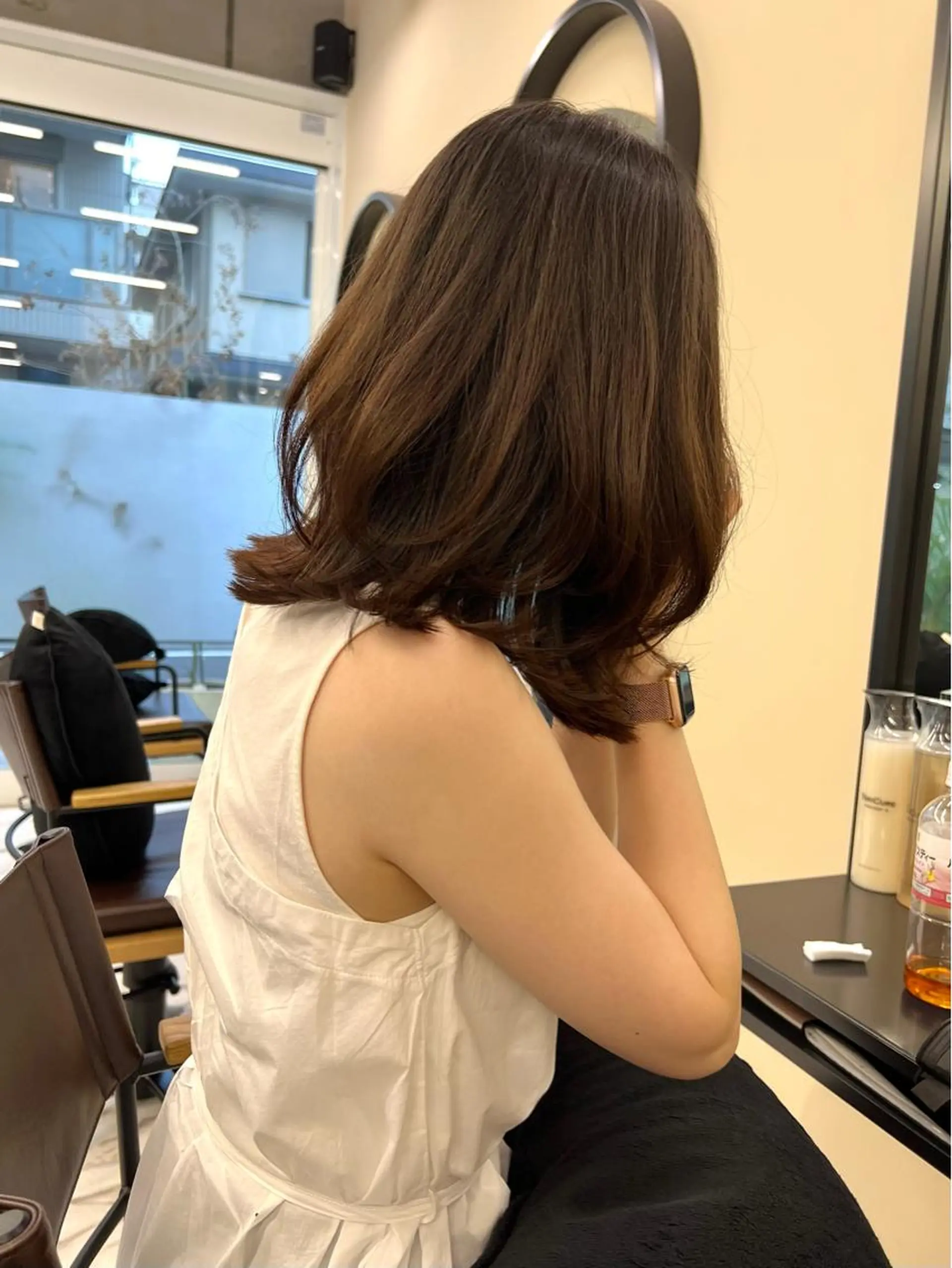 ミディアム ヘアアレンジ カット トリートメント ヘアセット レイヤー/透明感 🍃鈴木裕介のヘアスタイル
