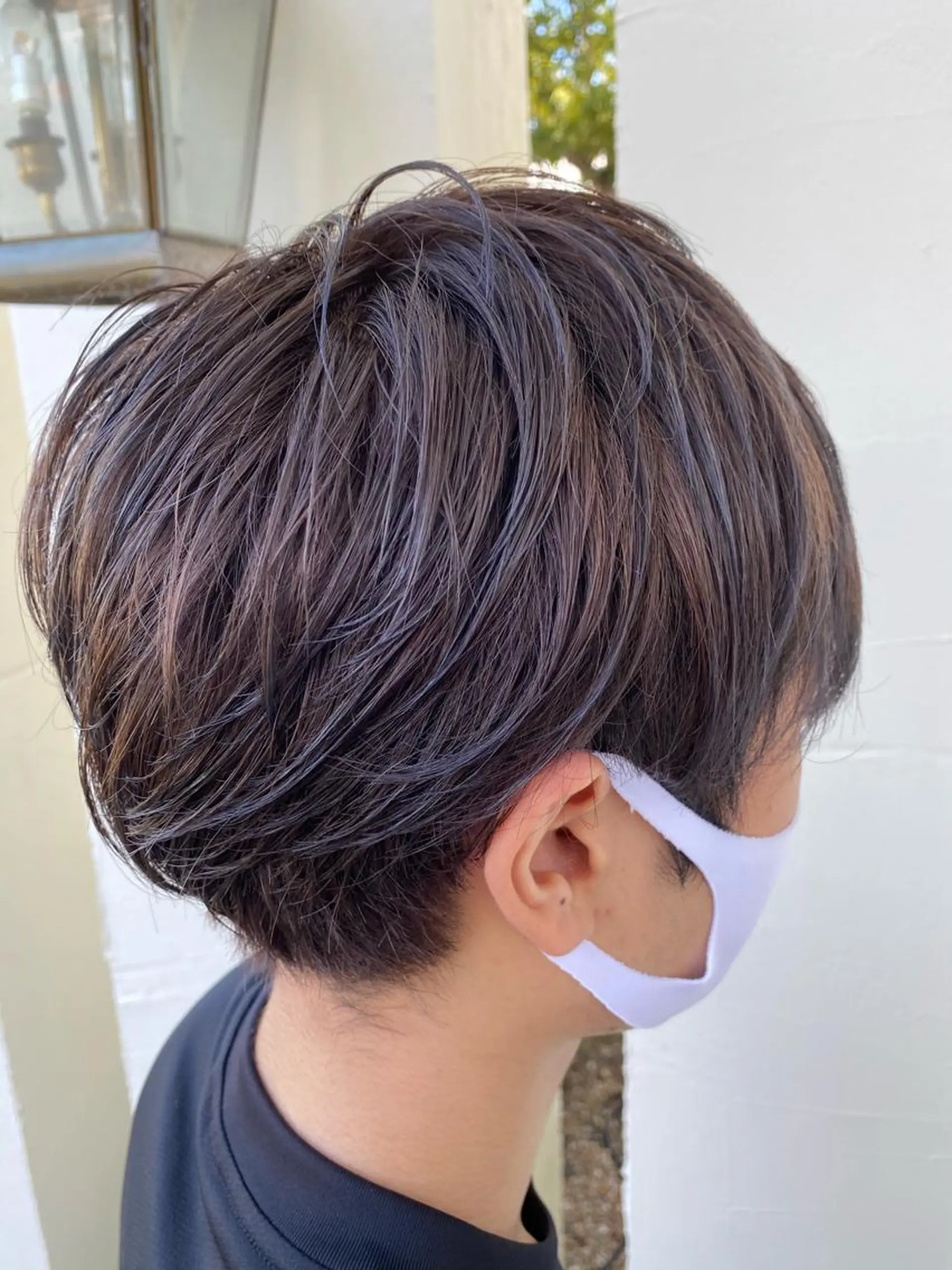 カラー メンズ アッシュ 小畑 杏実のヘアスタイル