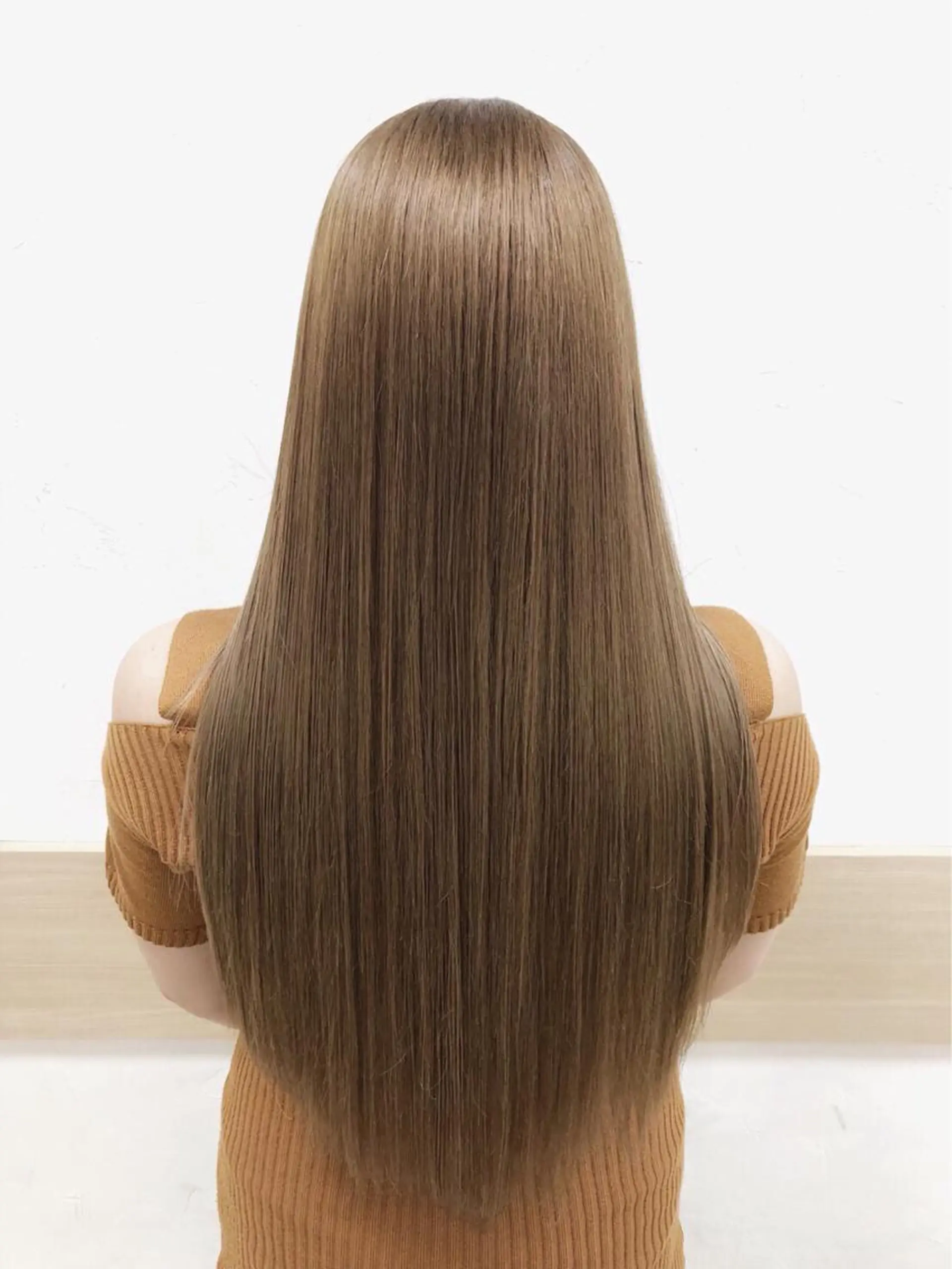 ロング 縮毛矯正 トリートメント 大山 晃介のヘアスタイル