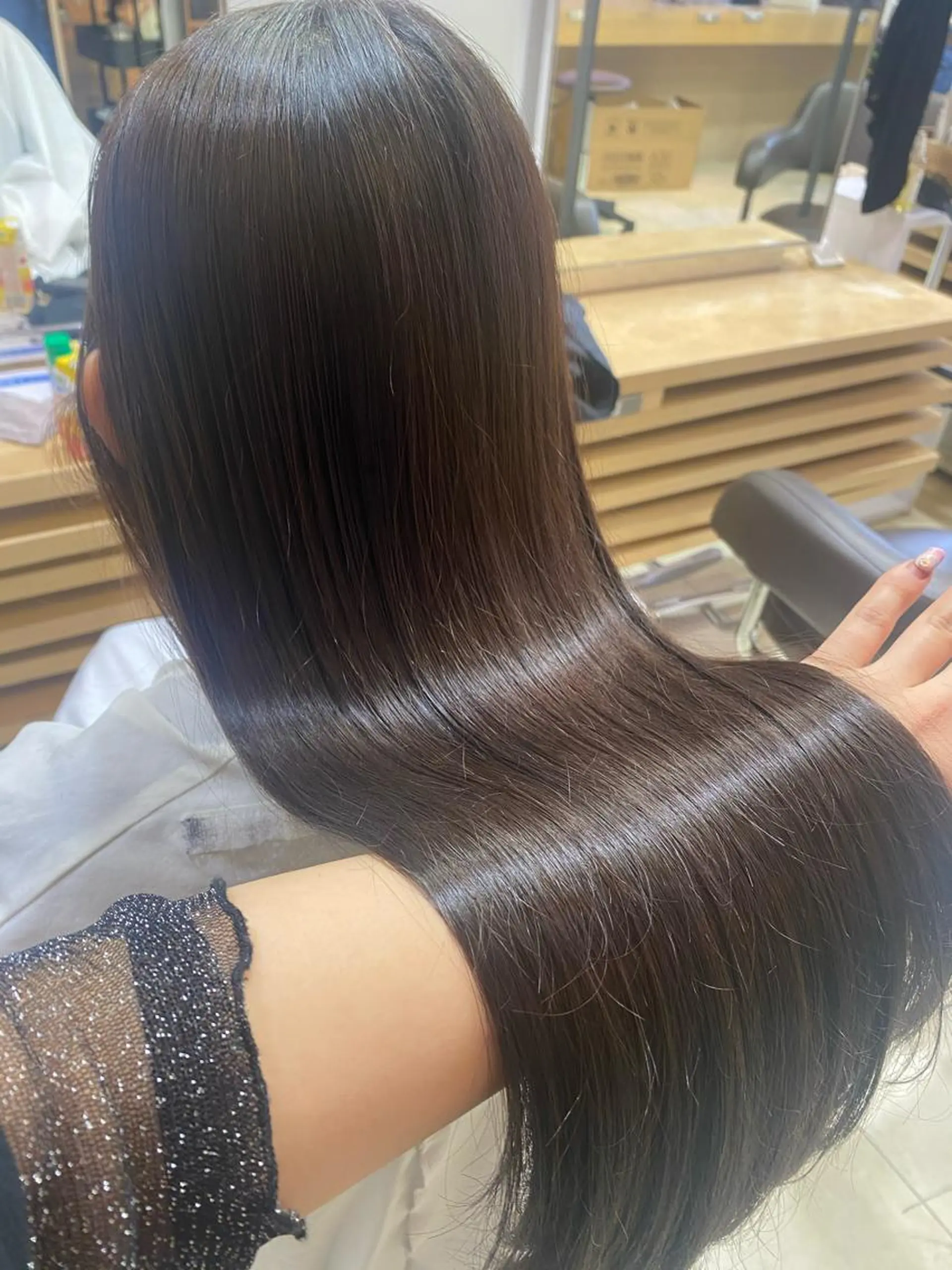ロング カラー ヘアアレンジ Lim五反田所属・TSUNA 🌙 Lim 五反田のマツエク・マツパデザイン