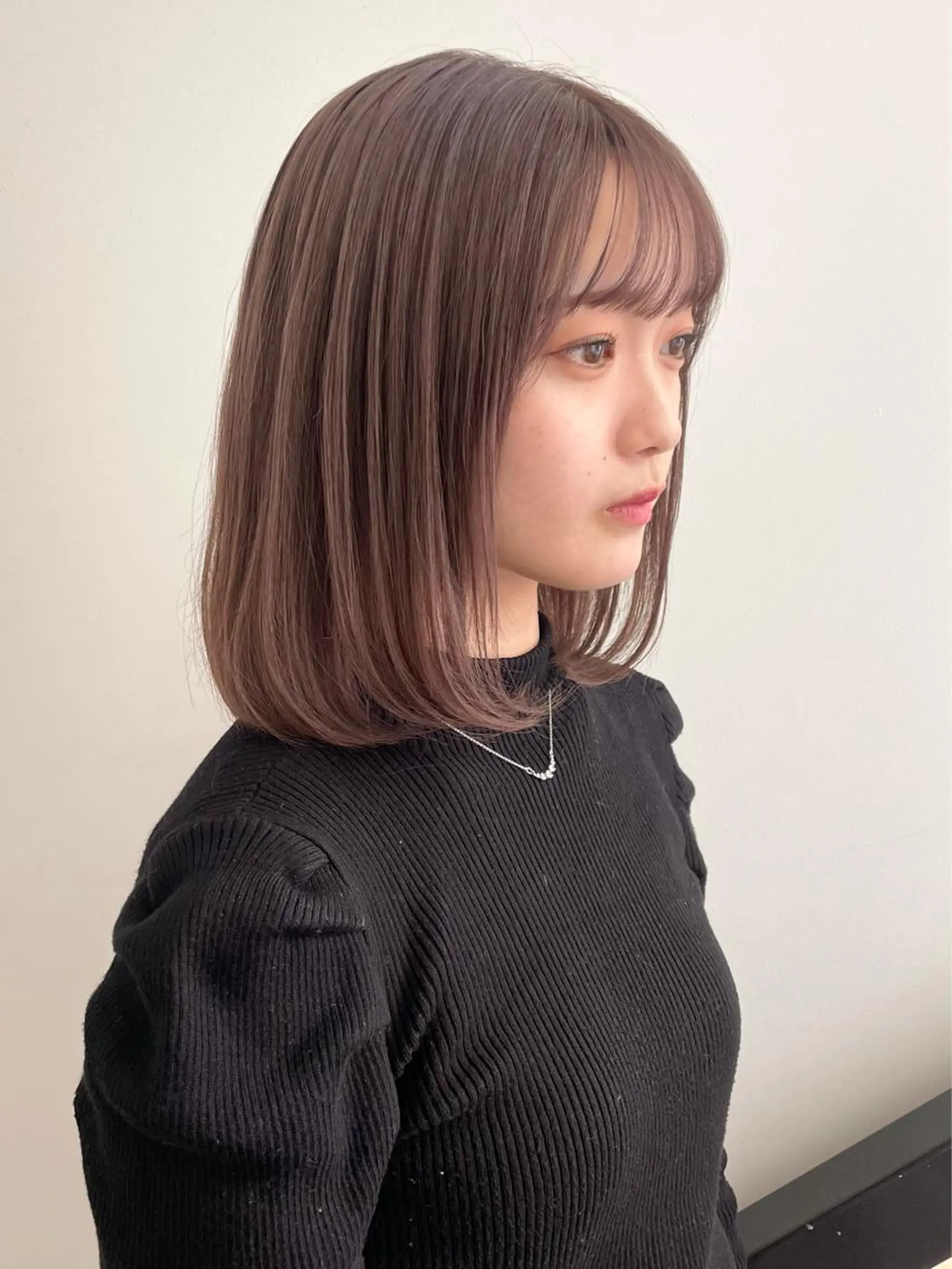 ミディアム カラー カット ヘアカラー 【淡色color/ nail】maikoのネイルデザイン