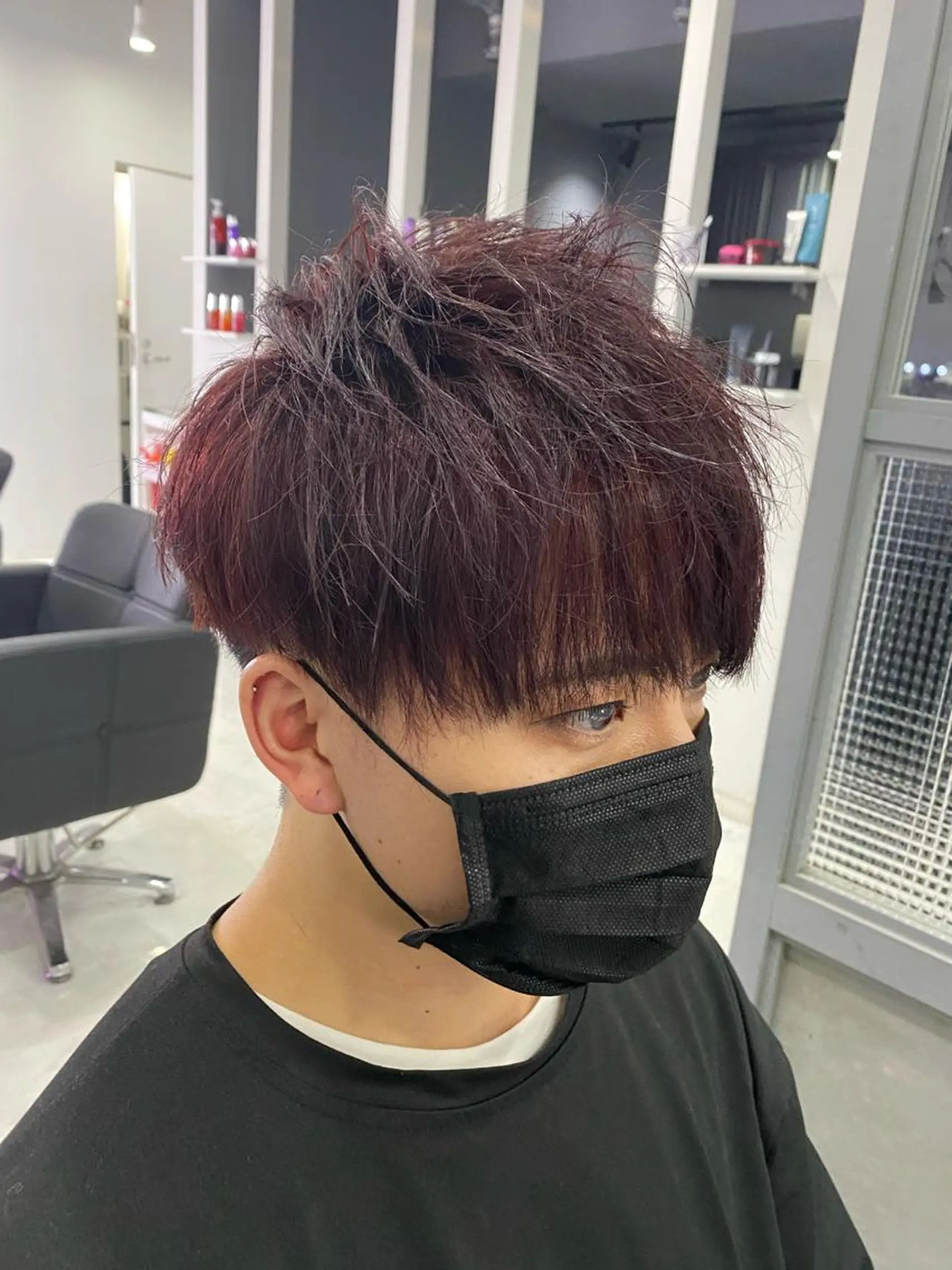 カラー メンズ 🟣メンズパーマ 川端 永遠🟣のヘアスタイル