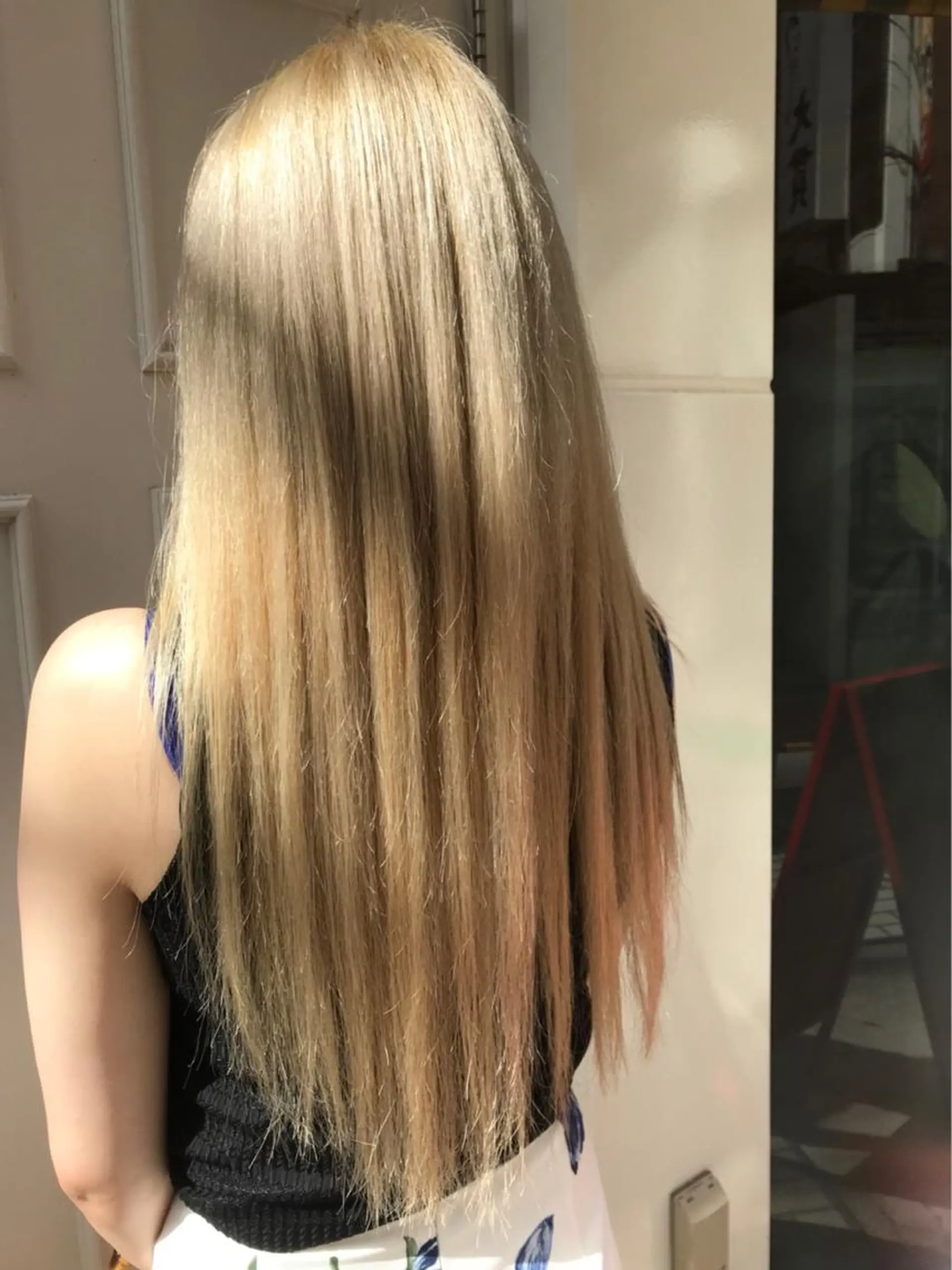 ロング カラー ブロンド イエローカラー 💈Blanco💈 カラー&ケア🌈のヘアスタイル