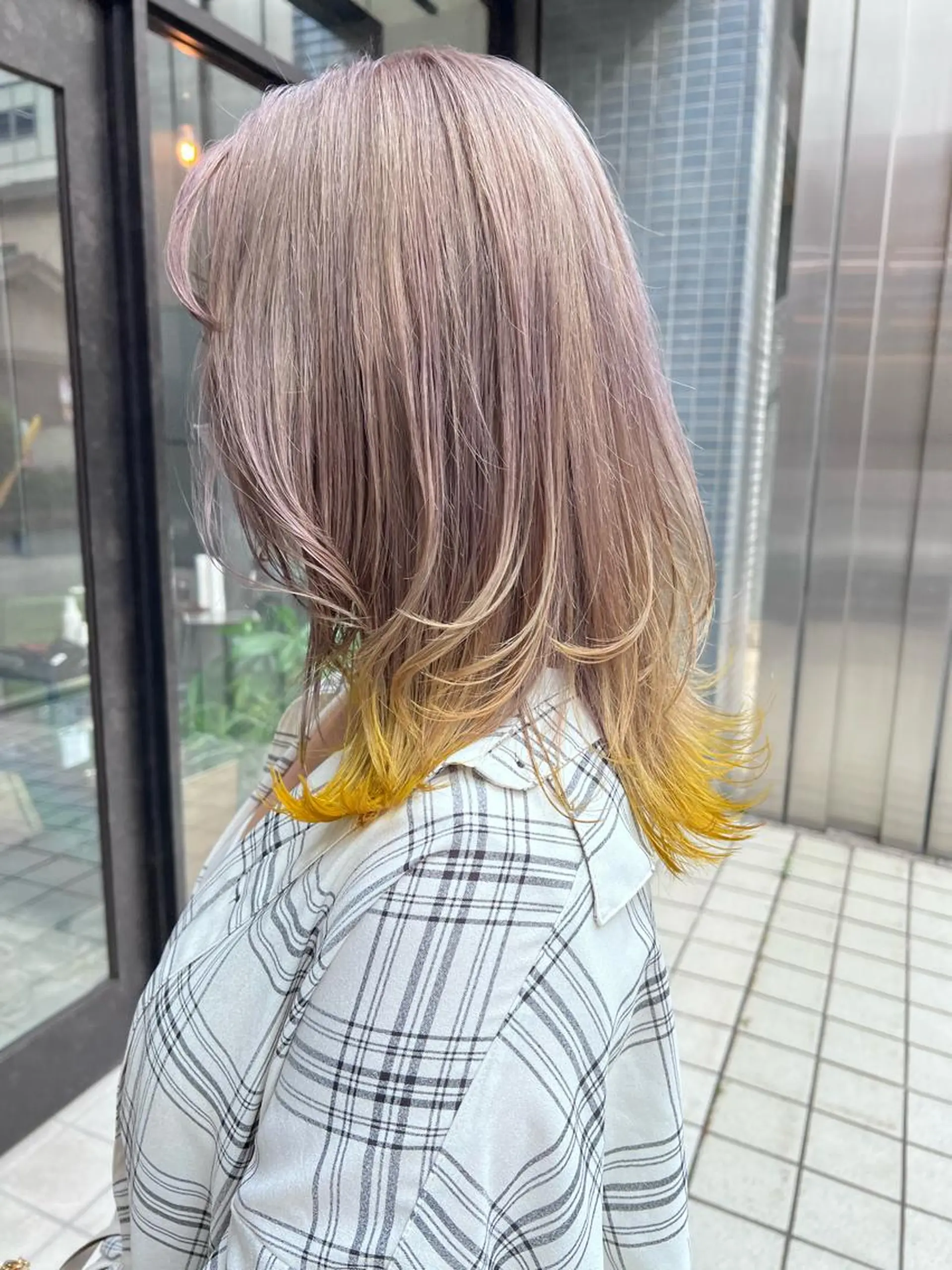 ミディアム カラー デザインカラー mizuki ニュアンスパーマのその他イメージ