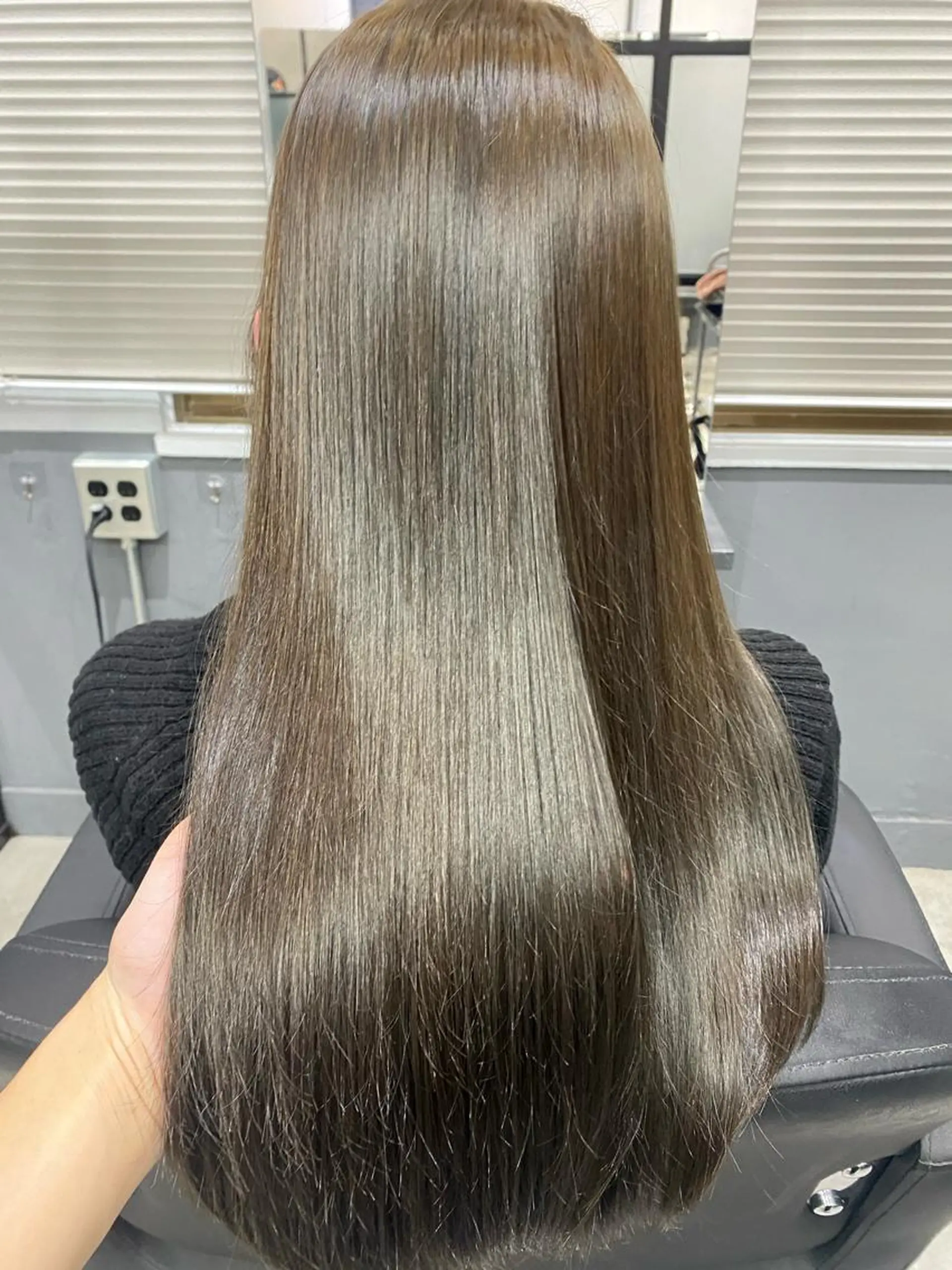 ロング カラー カット 縮毛矯正 トリートメント *透明感 髪質改善* ✂️佐藤 敬人✂️のヘアスタイル