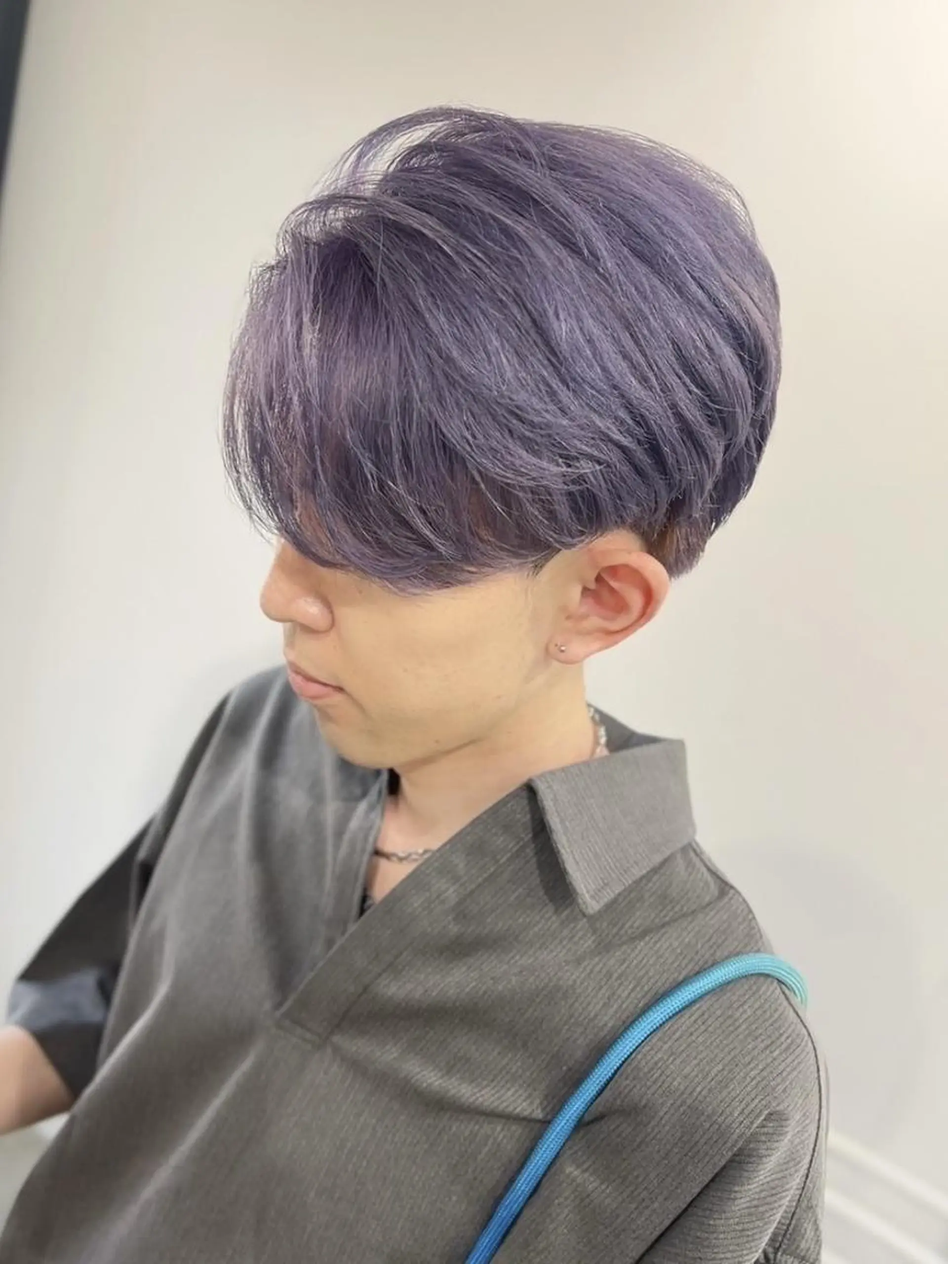 ミディアム カラー メンズ メンズブリーチ ブリーチ ダブルカラー カット ヘアカラー ✨【公式】 juhl.横浜✨のヘアスタイル