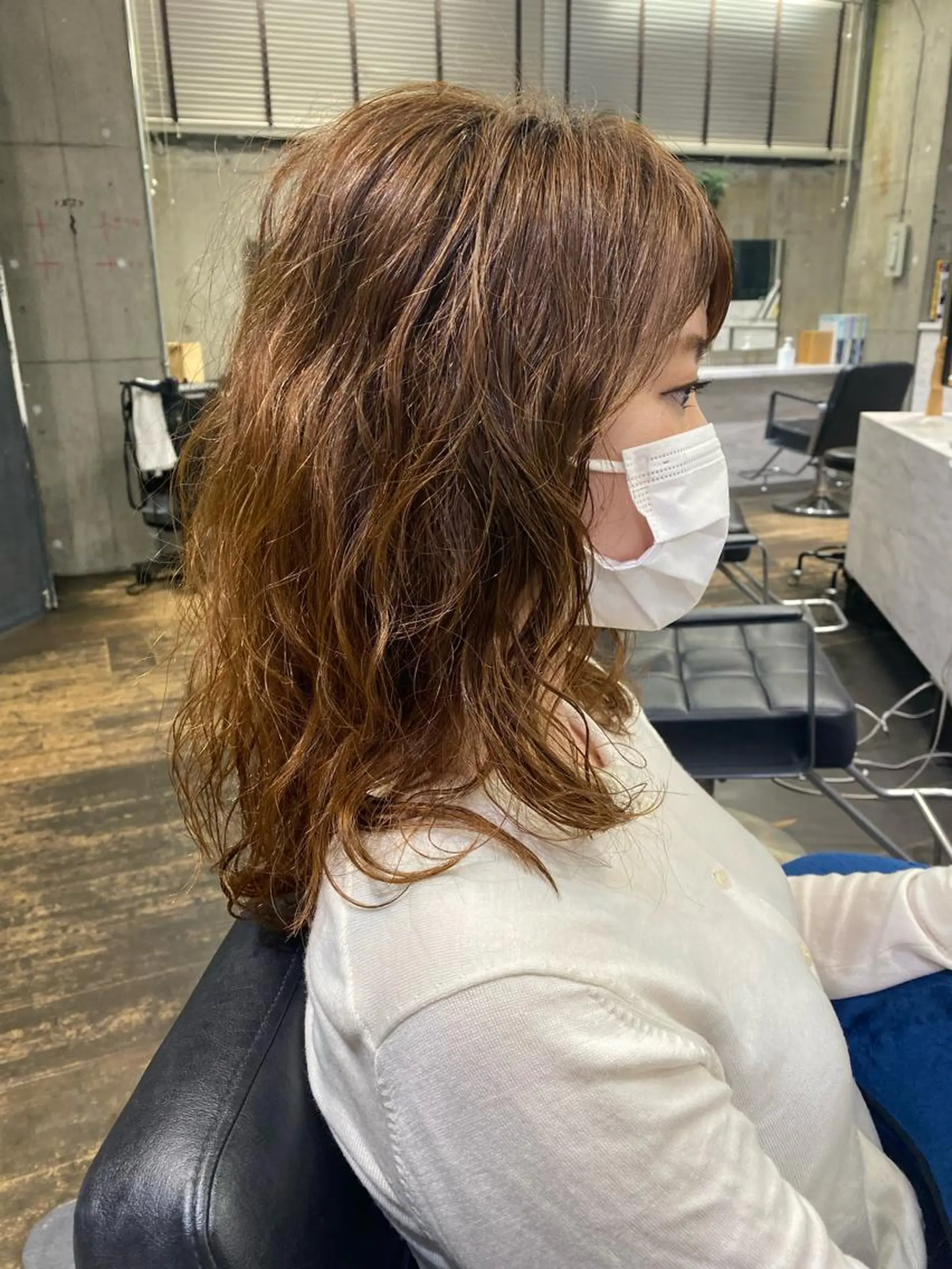 ミディアム パーマ ROBBY表参道所属・木村【似合わせ ショート】無料✨のヘアスタイル