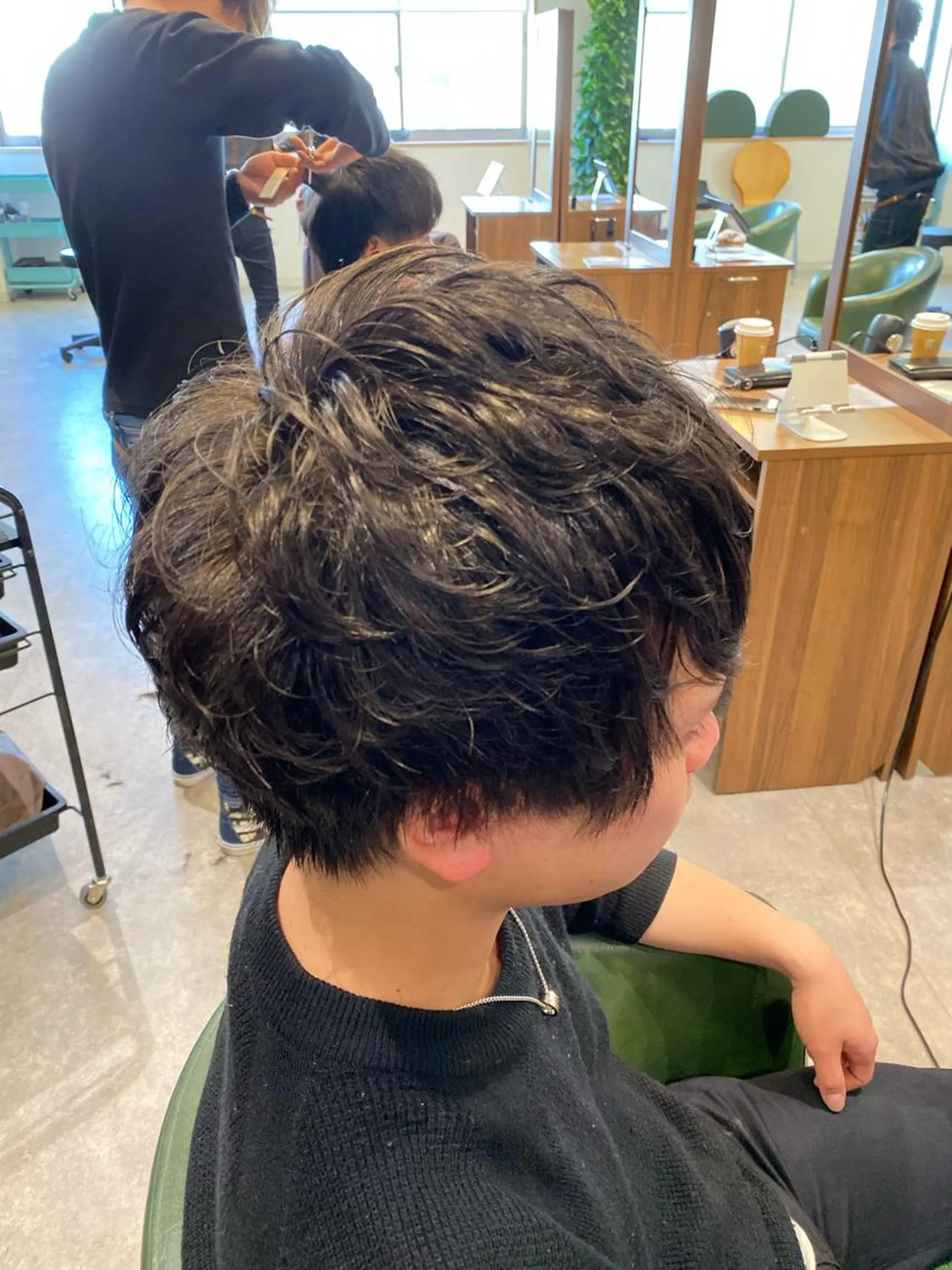 パーマ メンズ 松本 直也のヘアスタイル