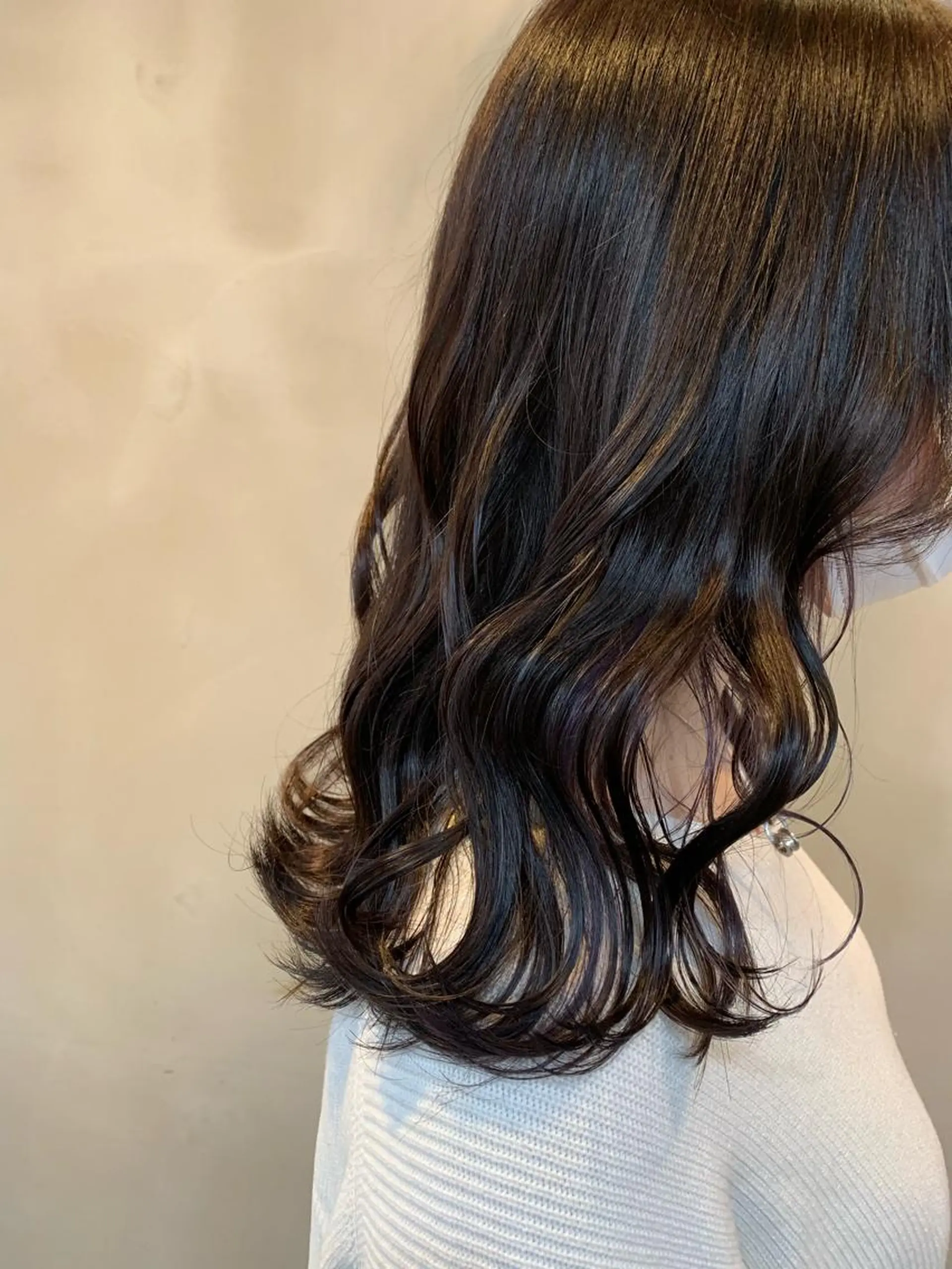 ロング ヘアカラー トリートメント 山本 みきのヘアスタイル