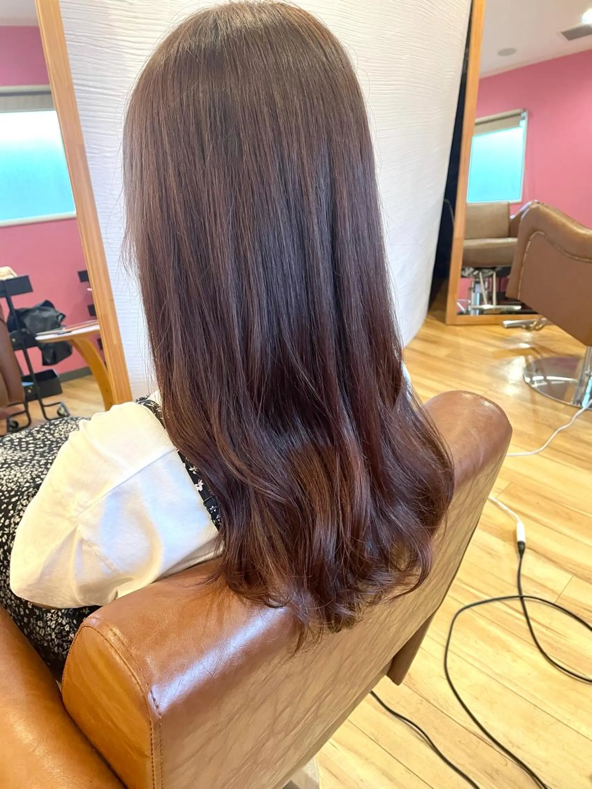 ロング カラー ヘアアレンジ バイオレットカラー カット ヘアカラー トリートメント ヘッドスパ 北九州美容室 🕊️わかな✂︎のヘアスタイル