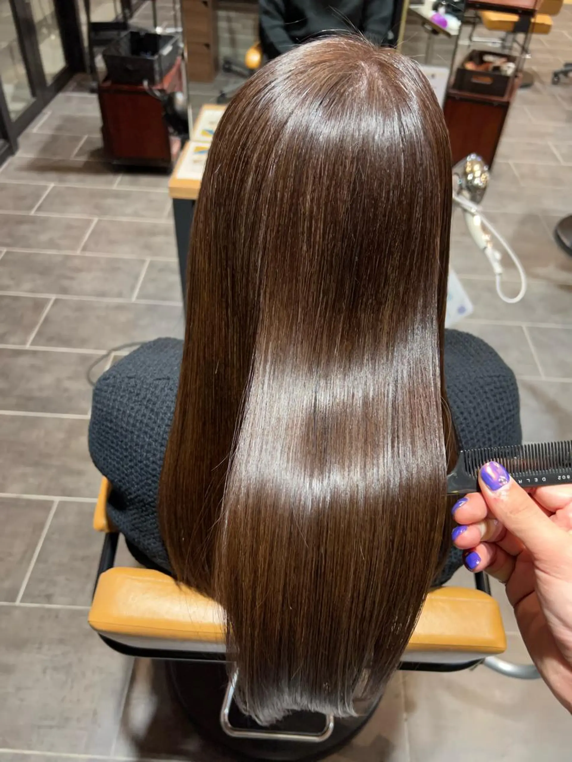 ロング カラー 髪質改善 ツヤ髪の匠 山本晃太のヘアスタイル