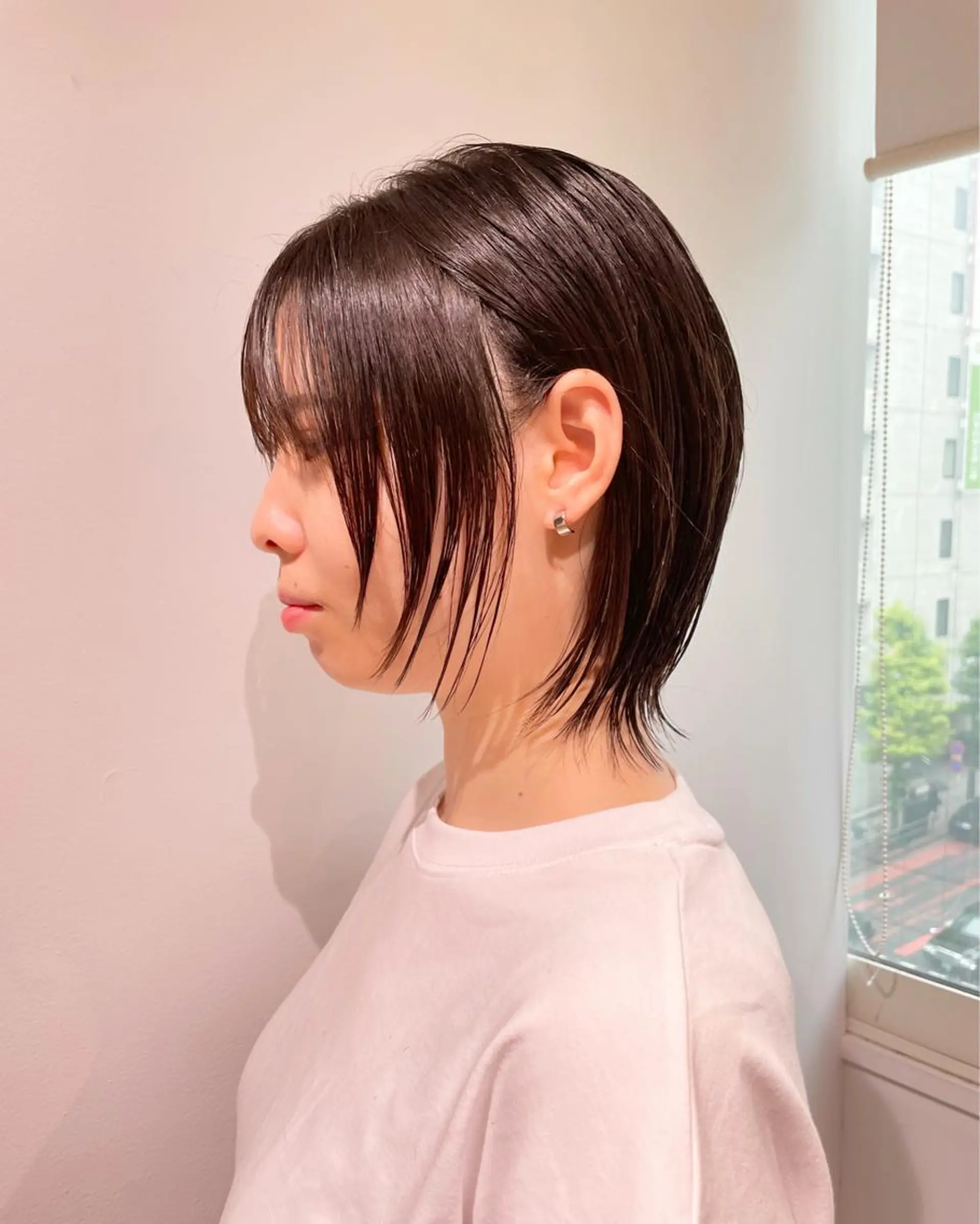 ショート ショートヘア ウルフカット カット 🩵縮毛矯正  髪質 改善 ツヤ髪🩵のヘアスタイル