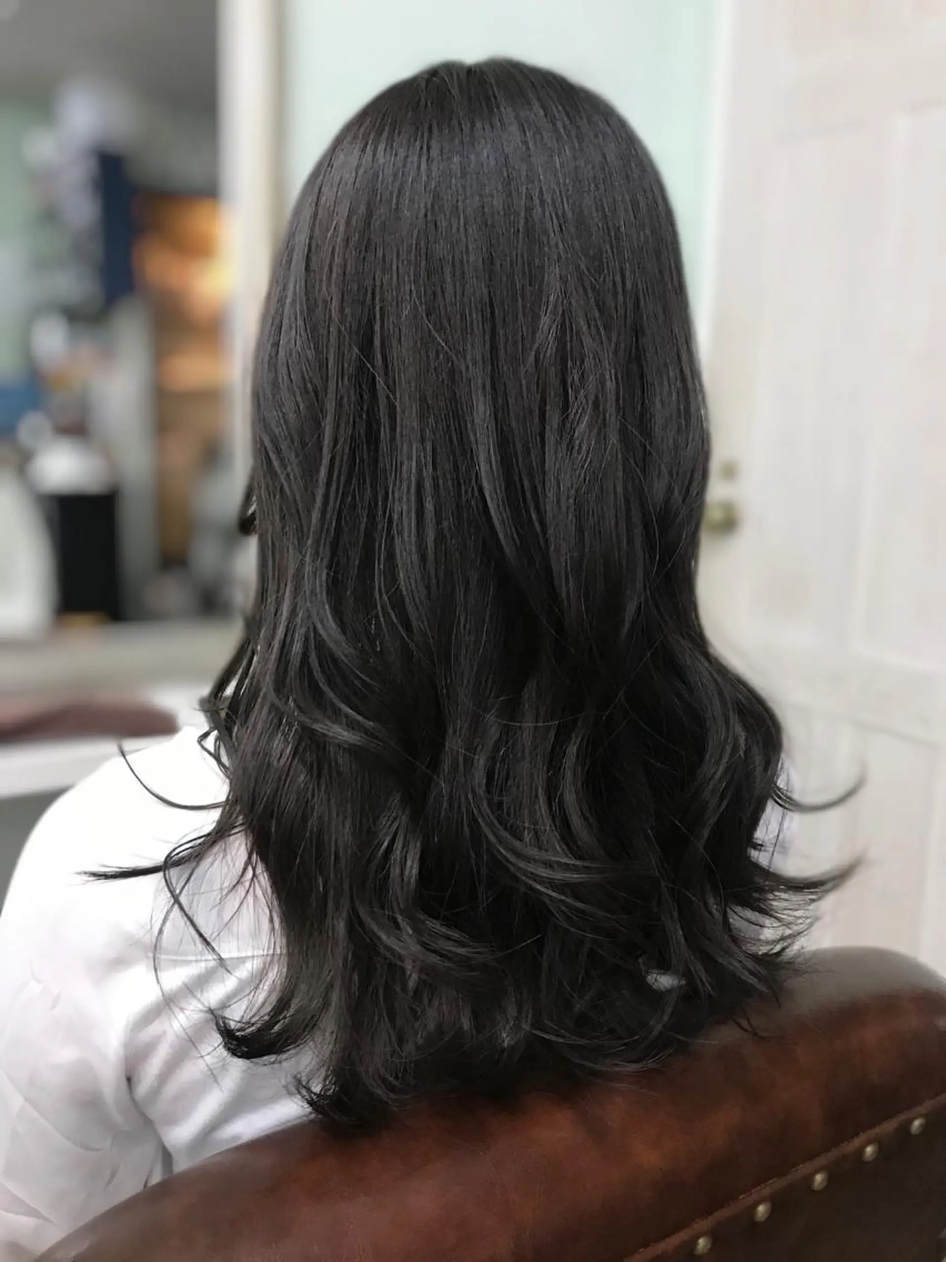 セミロング カラー アディクシーカラー 透明感カラー ヘアカラー ブリーチ&似合せボブ 田中寛十のヘアスタイル