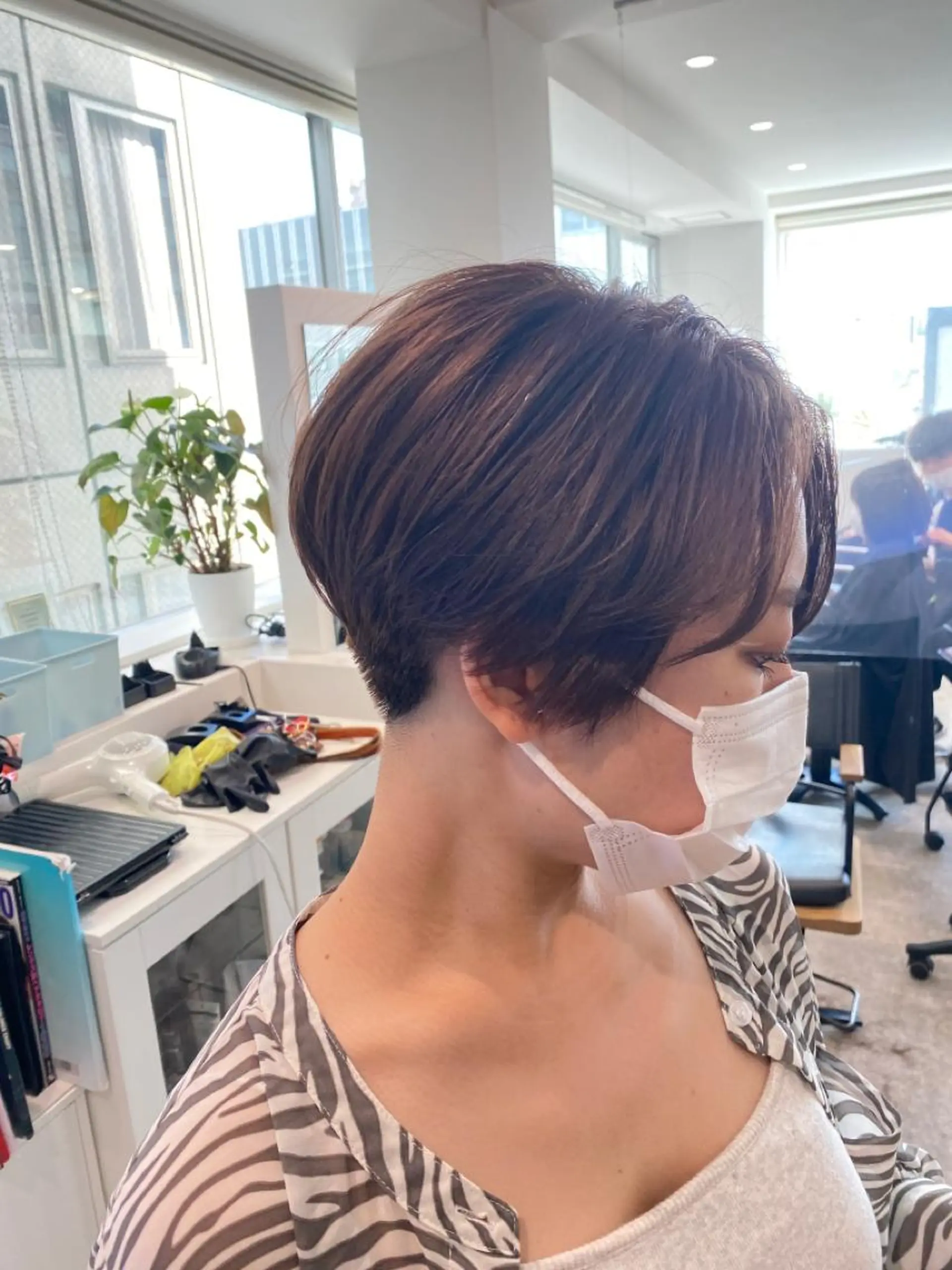 ショート カラー ショートヘア カット ヘアカラー JIL BLAN 京都のヘアスタイル