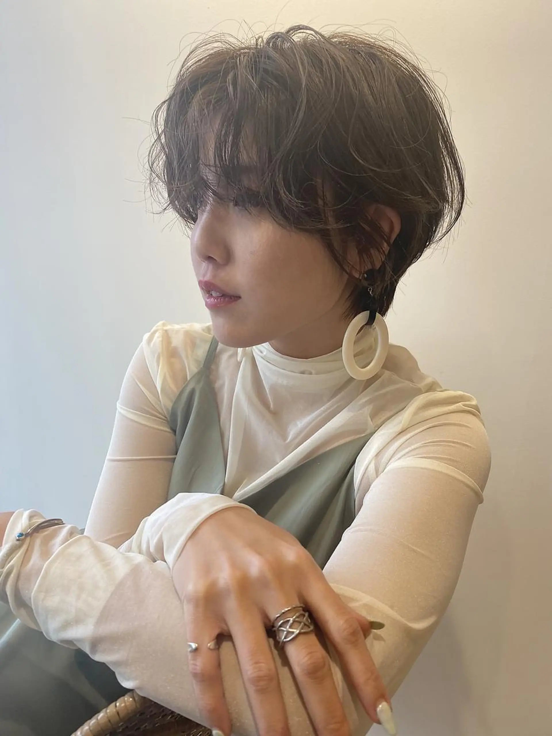 ショート 柳下 涼のヘアスタイル