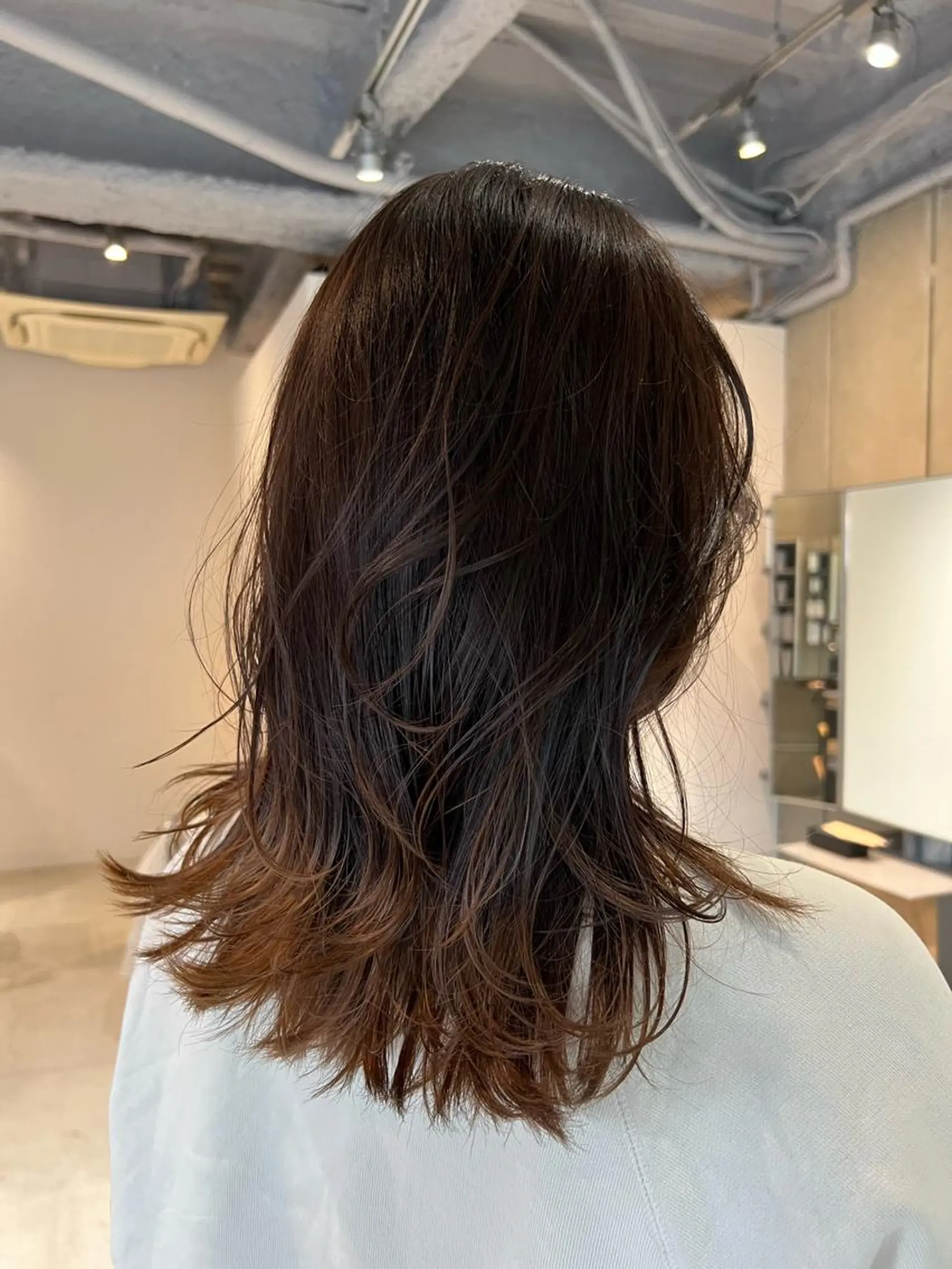 ロング カラー ベージュカラー ブラウンカラー ブラウンベージュ ダブルカラー ヘアカラー トリートメント 🌐👽フクイ キララ🌎💎のヘアスタイル