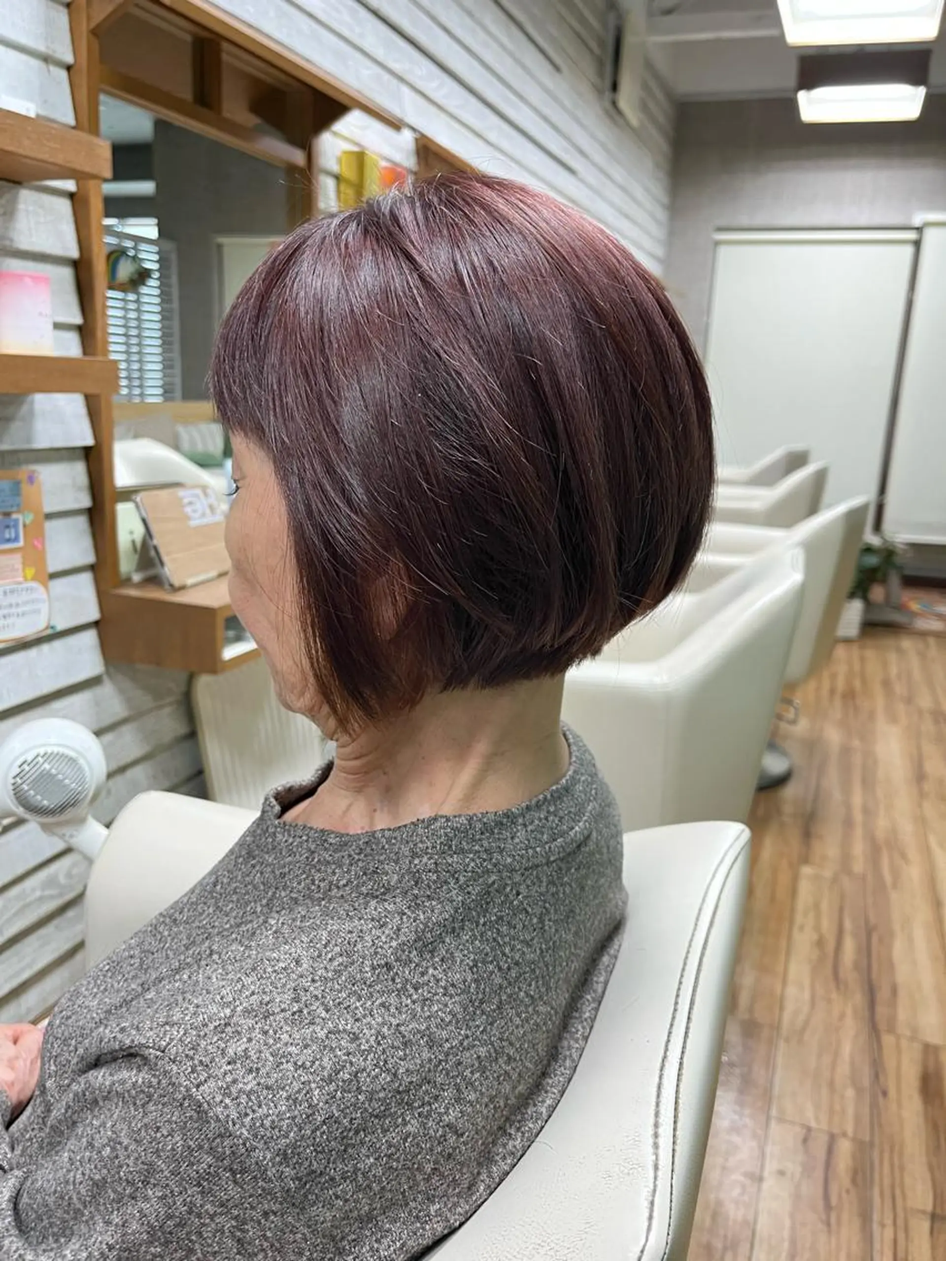 ショート カラー ピンクカラー hair  Freak所属・山森 大地のヘアスタイル